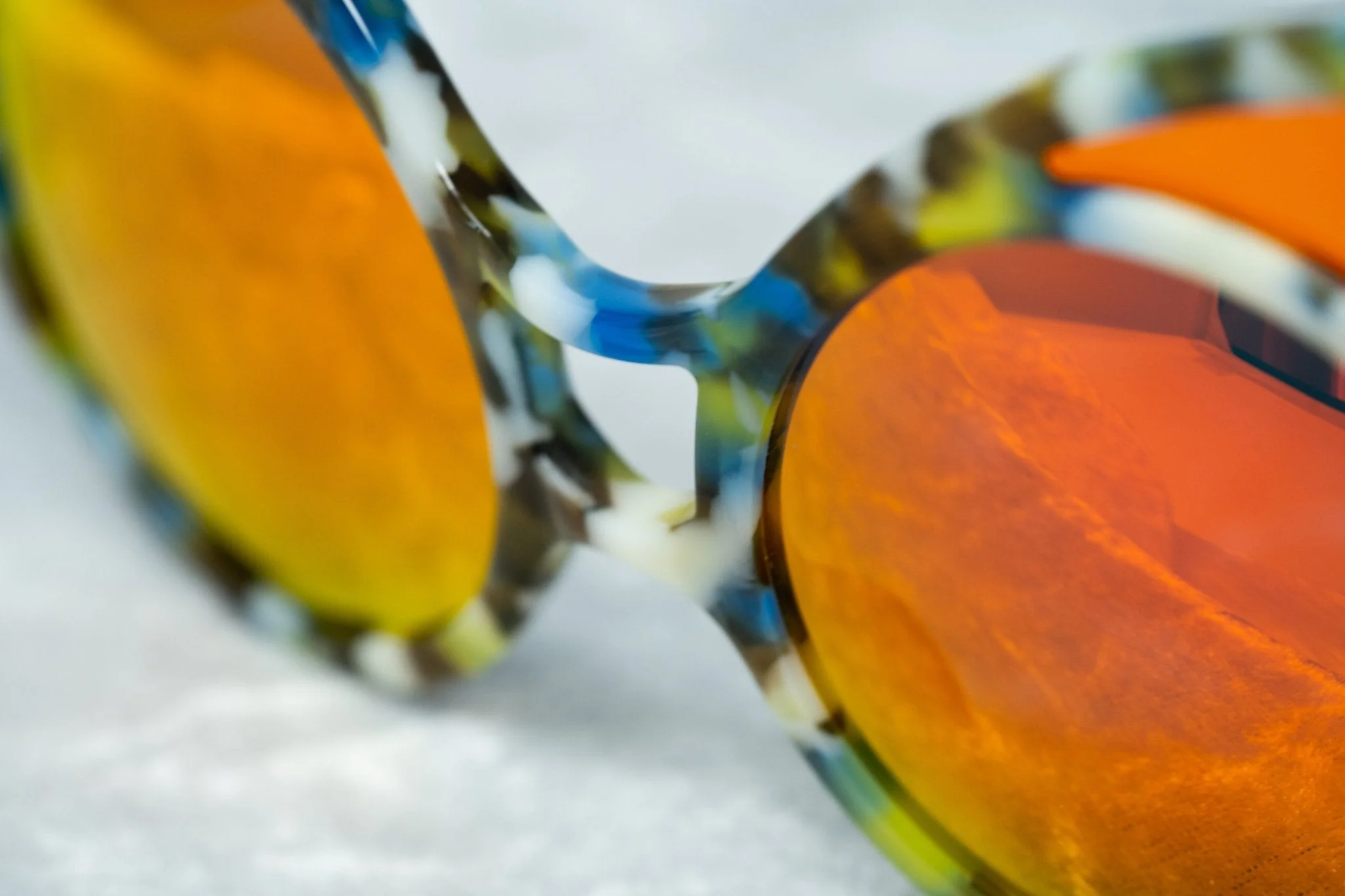 Khaleda And Fahad Sunglasses Cat Eyes Coloured Tortoise Shell and Orange - Image 10