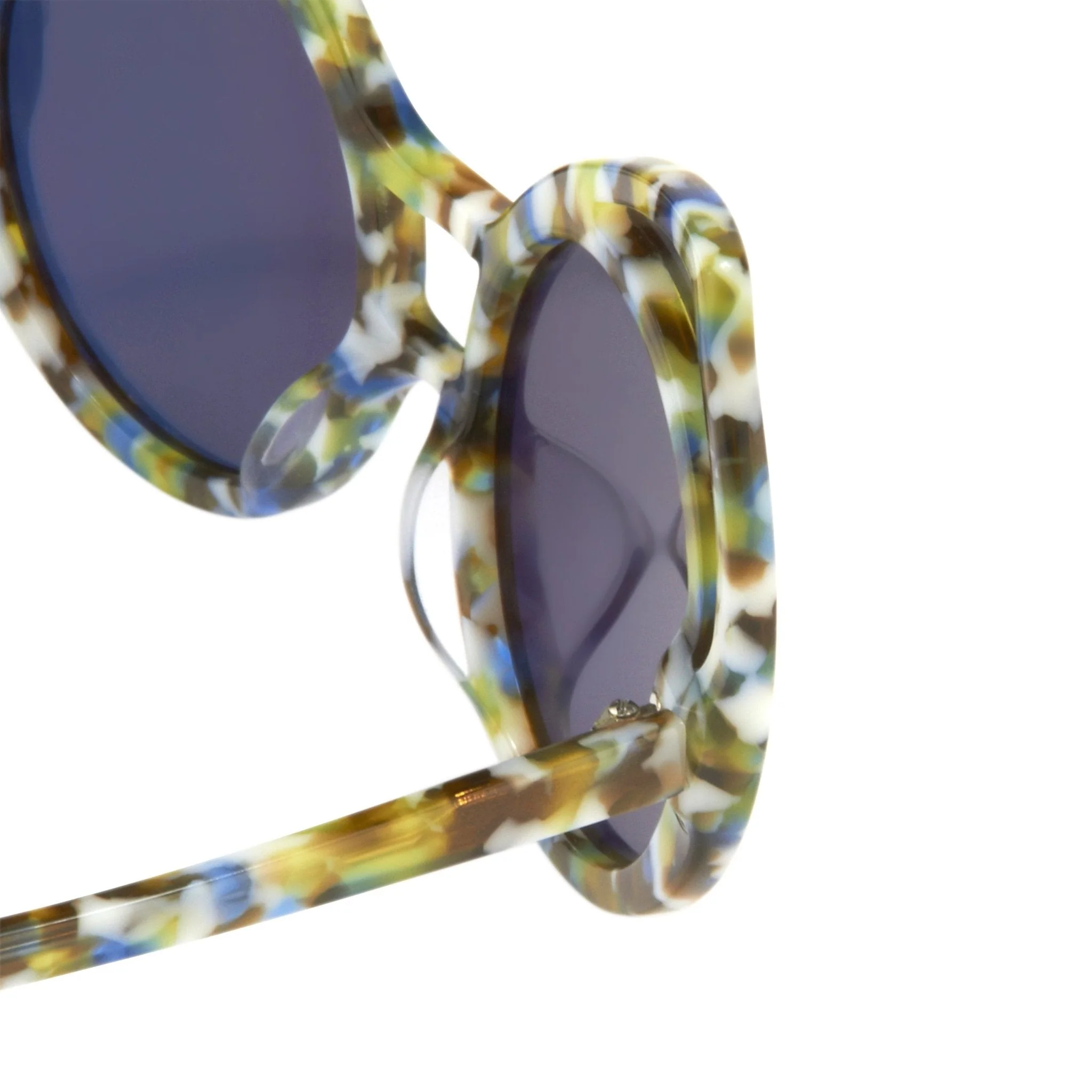 Khaleda And Fahad Sunglasses Cat Eyes Coloured Tortoise Shell and Orange - Image 2