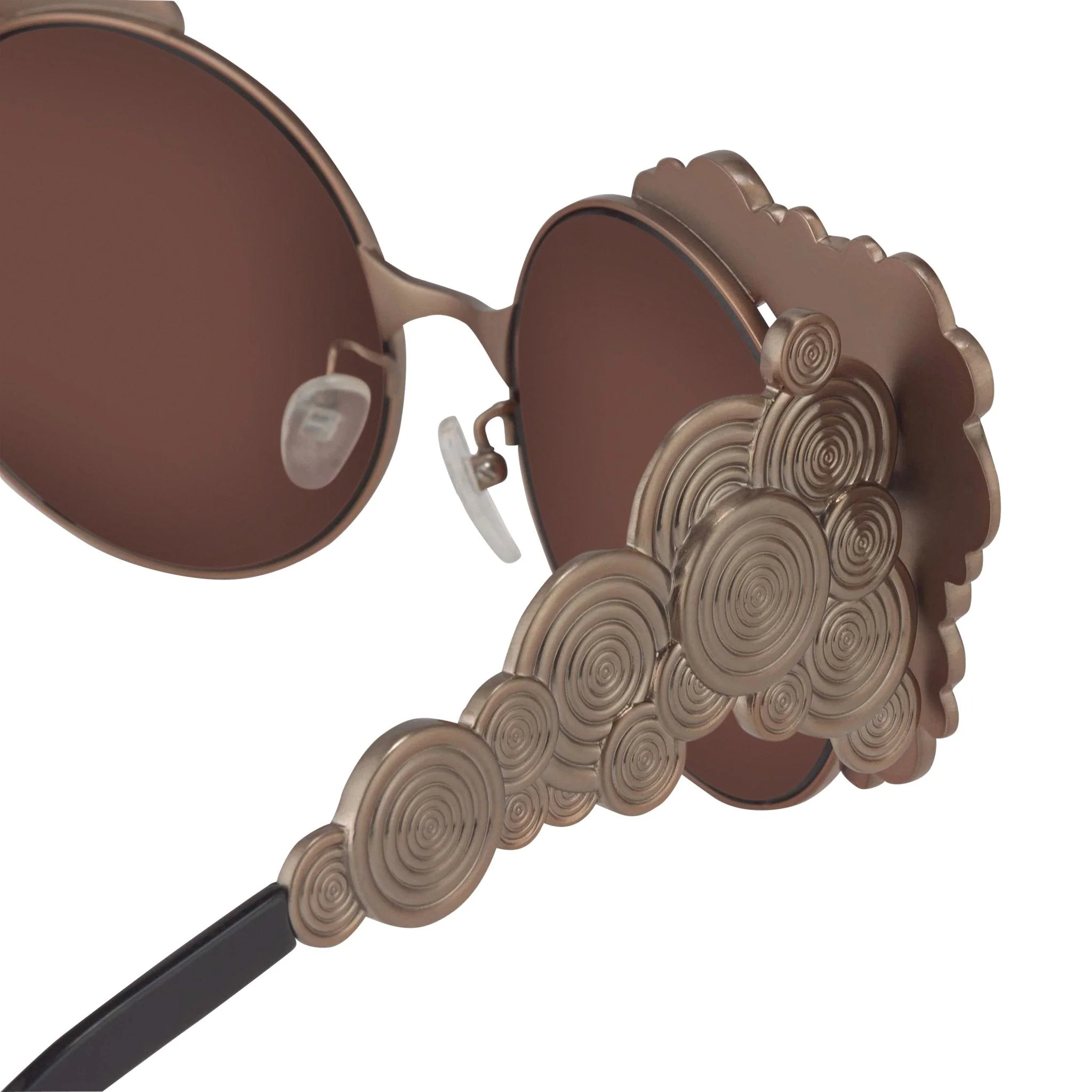 Khaleda And Fahad Ladies Sunglasses Cat Eyes Rose Gold - Image 2