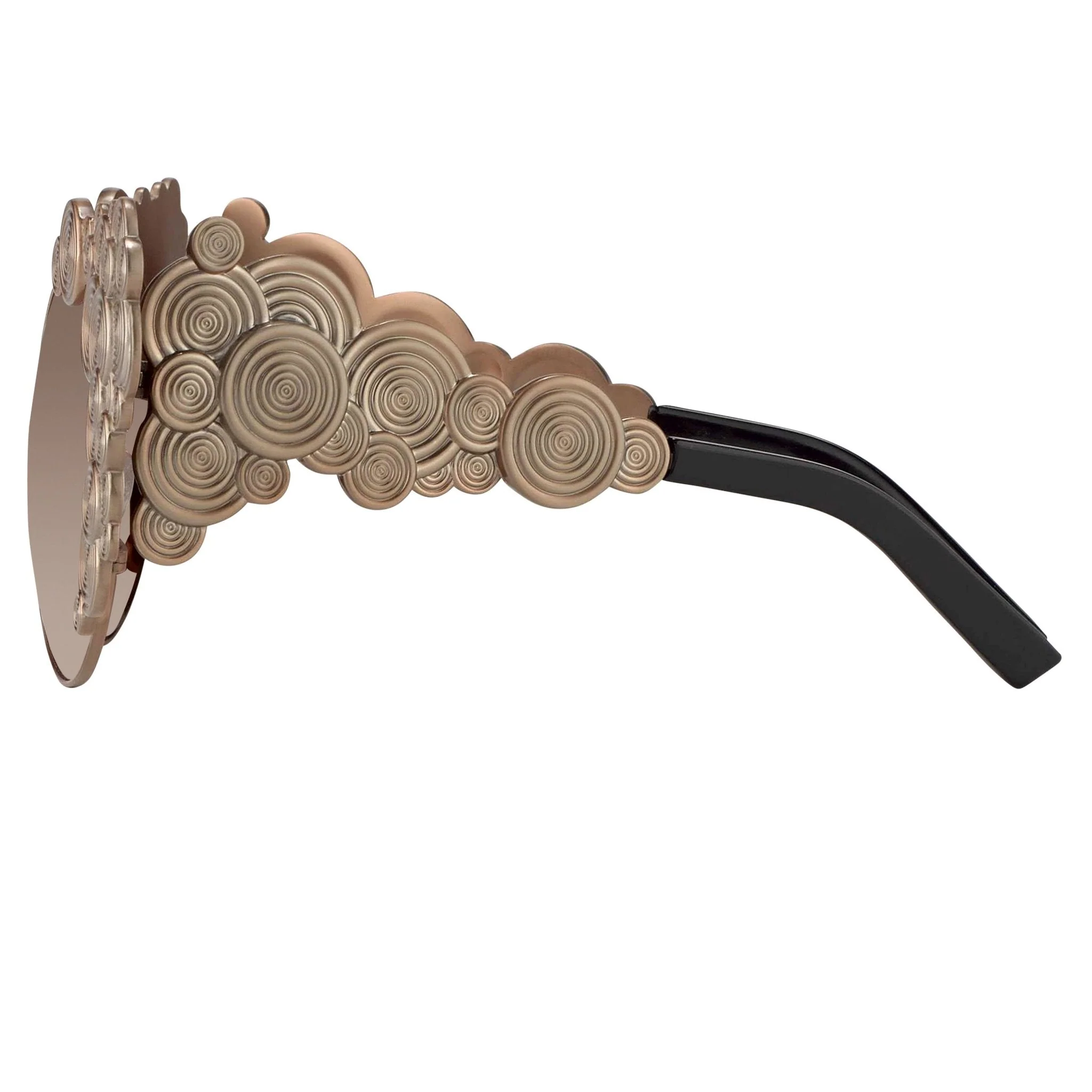 Khaleda And Fahad Ladies Sunglasses Cat Eyes Rose Gold - Image 4