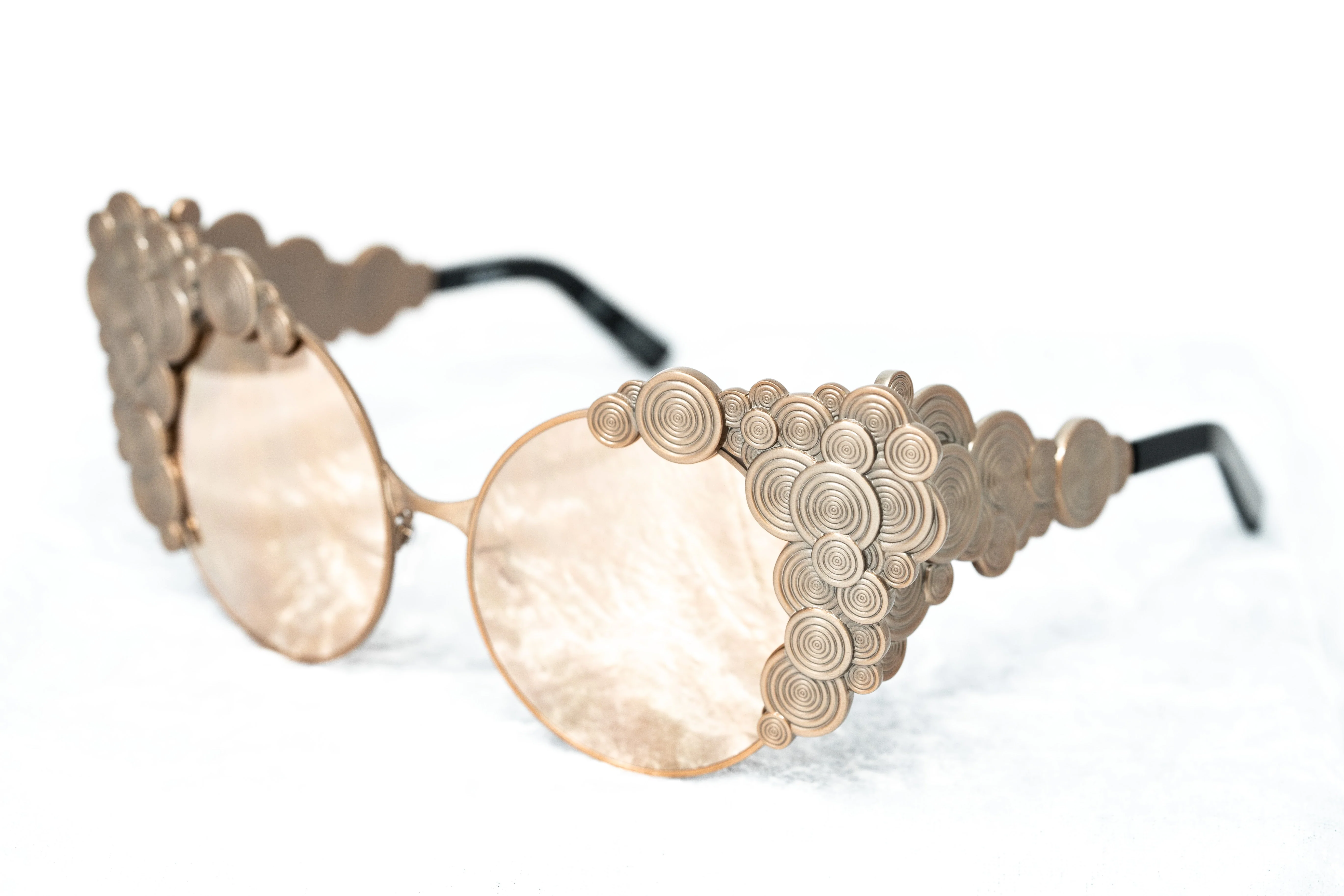 Khaleda And Fahad Ladies Sunglasses Cat Eyes Rose Gold - Image 5