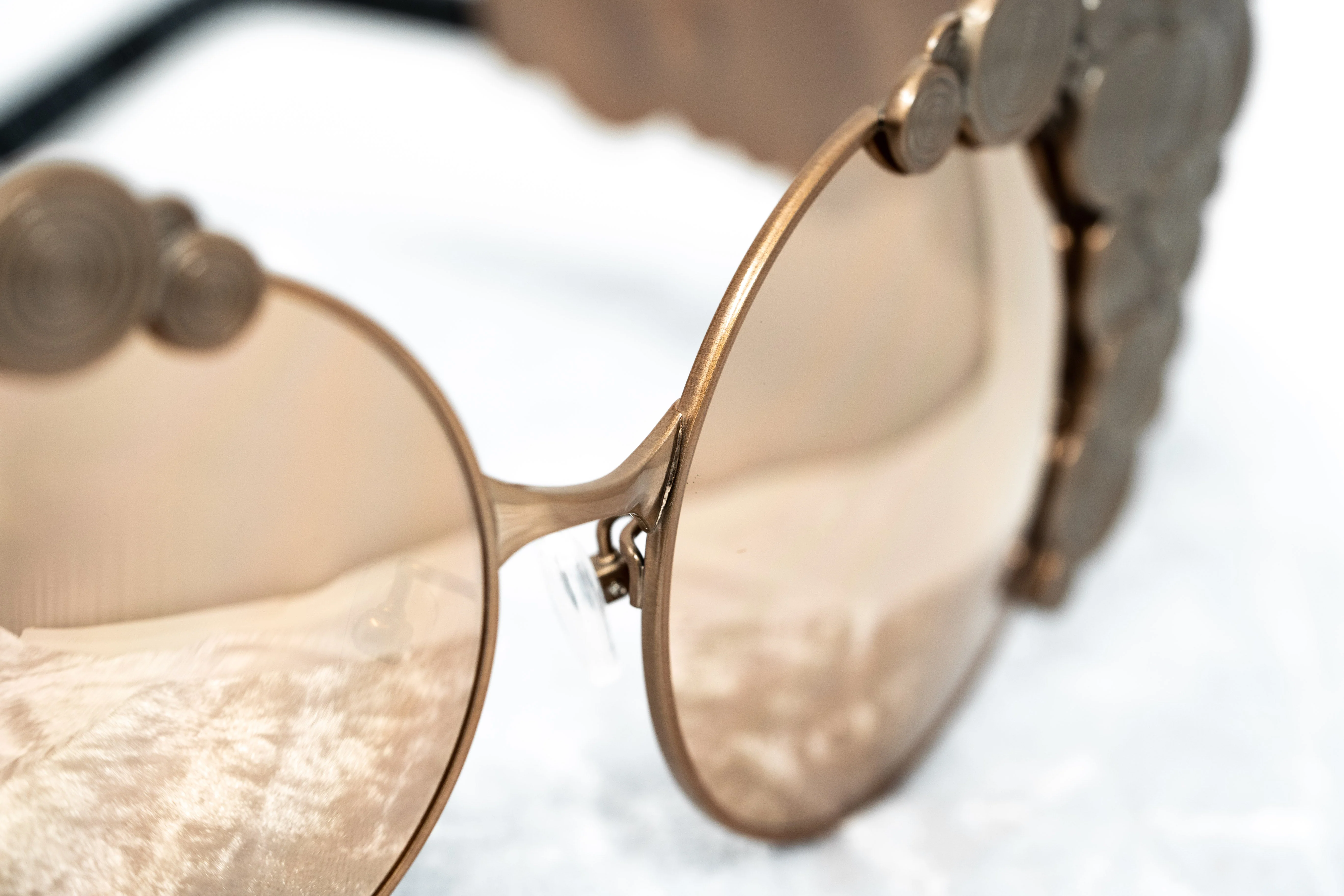 Khaleda And Fahad Ladies Sunglasses Cat Eyes Rose Gold - Image 8