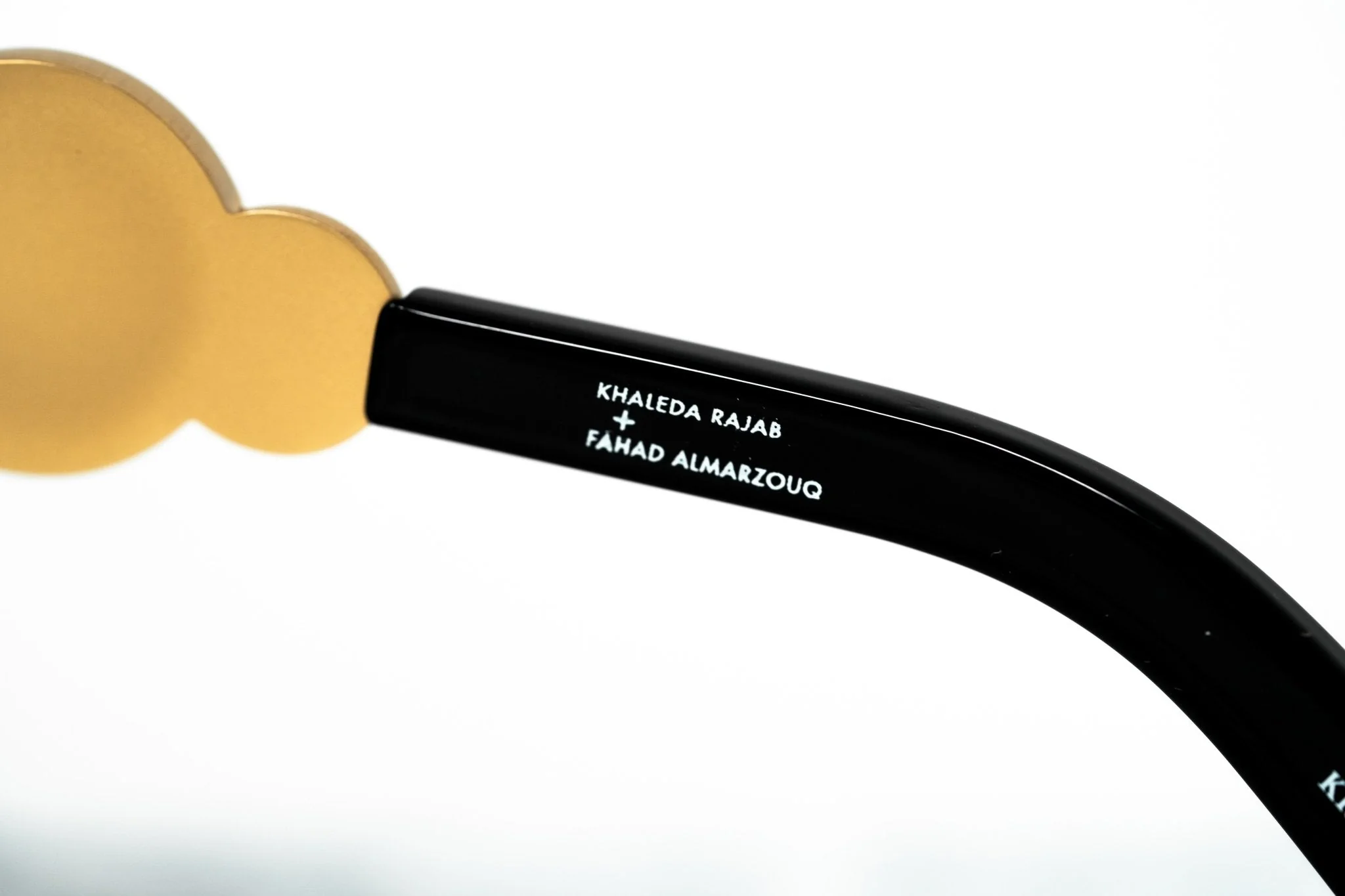 Khaleda And Fahad Ladies Sunglasses Cat Eyes Yellow Gold - Image 11