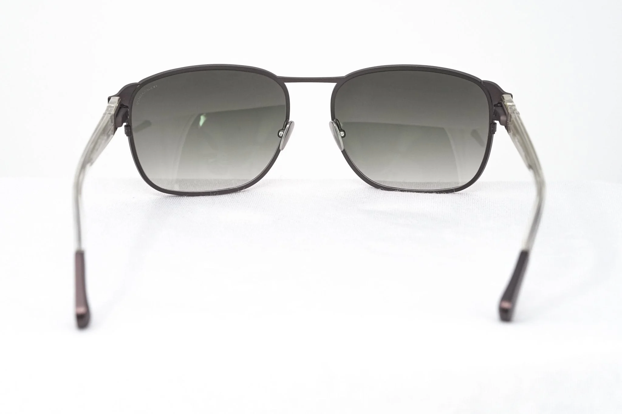 Kris Van Assche Sunglasses D-Frame Matt Brown and Grey - Image 3
