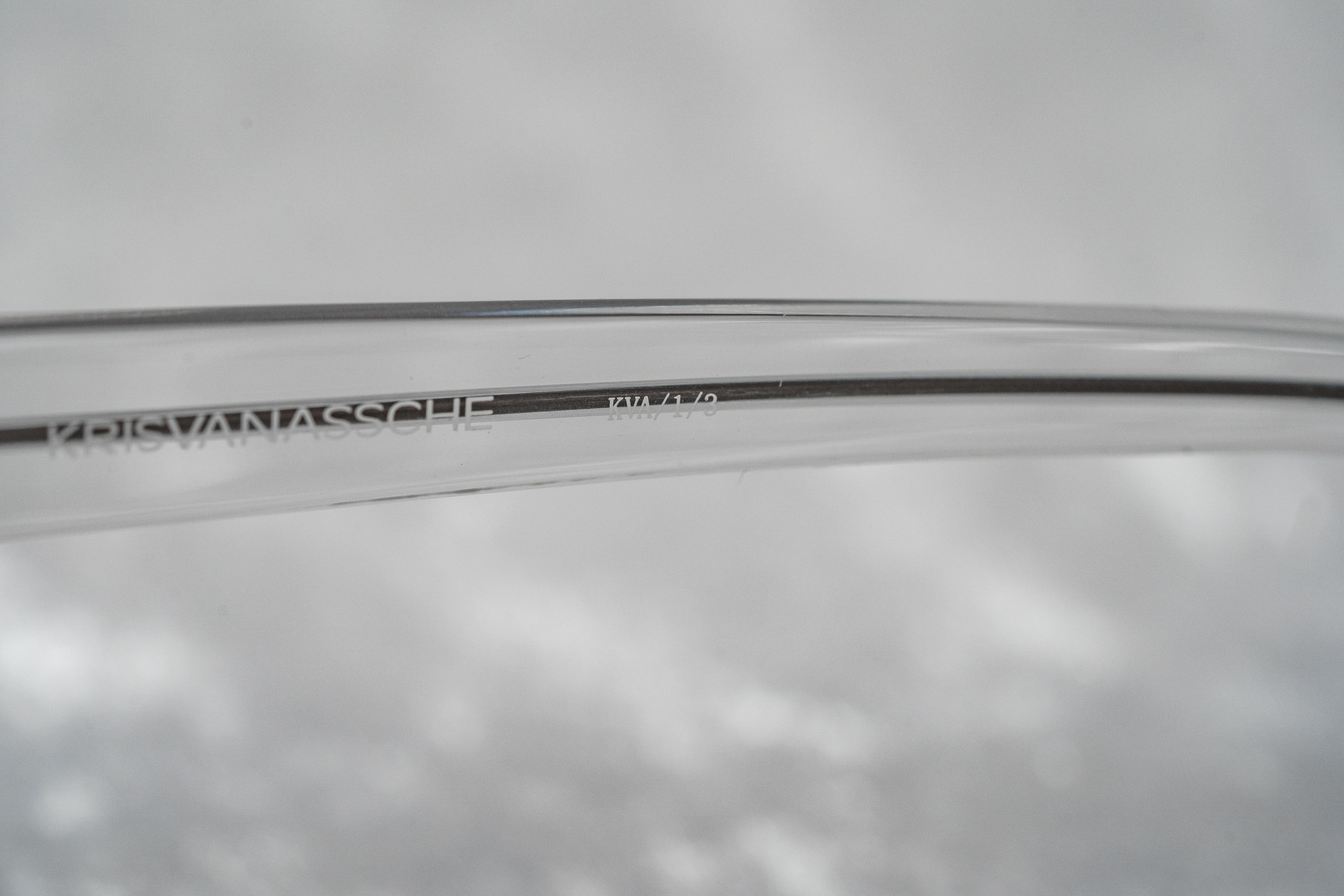 Kris Van Assche Sunglasses Dark Purple Brown and Grey - Image 9