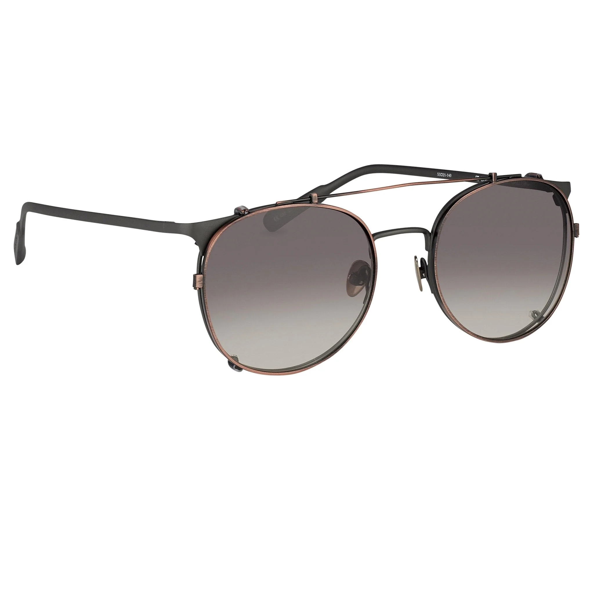 Kris Van Assche Sunglasses Round Bronze and Grey - Image 2