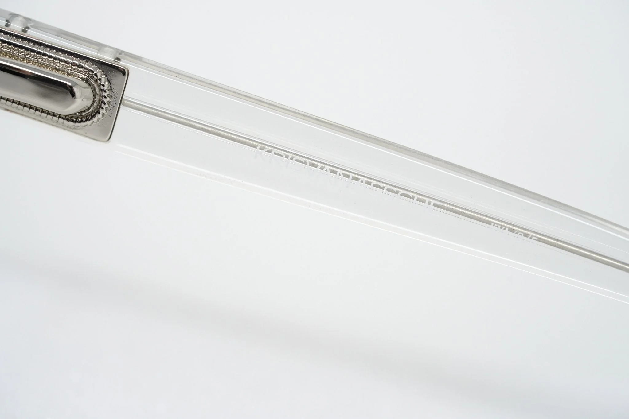 Kris Van Assche Sunglasses Rectangular Purple and Metalic SIlver - Image 11