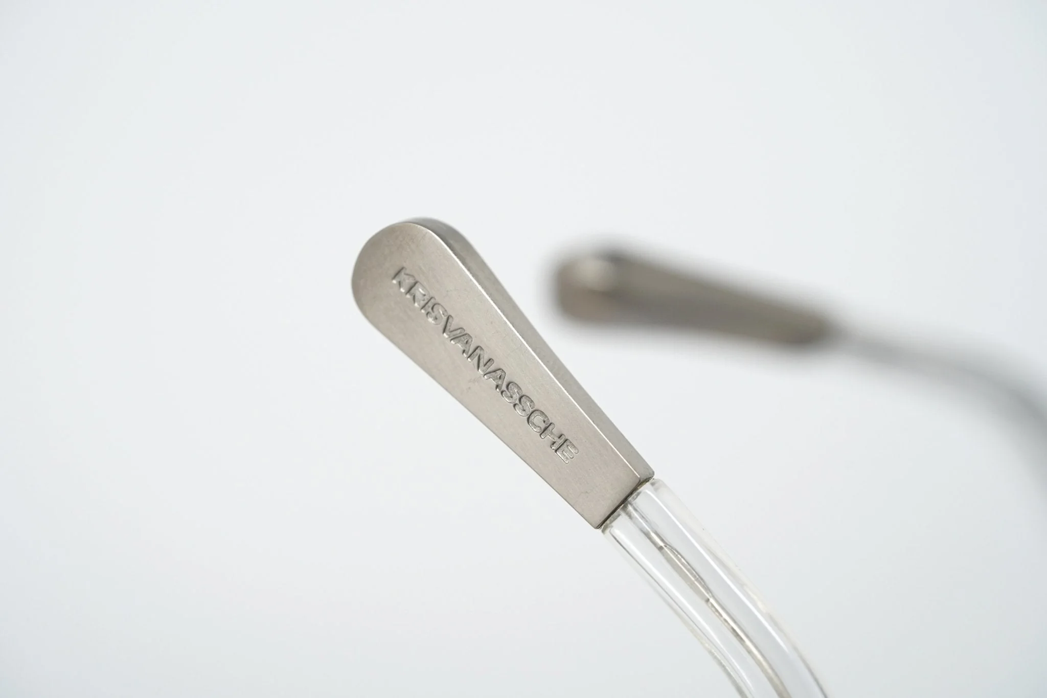 Kris Van Assche Sunglasses Rectangular Purple and Metalic SIlver - Image 6