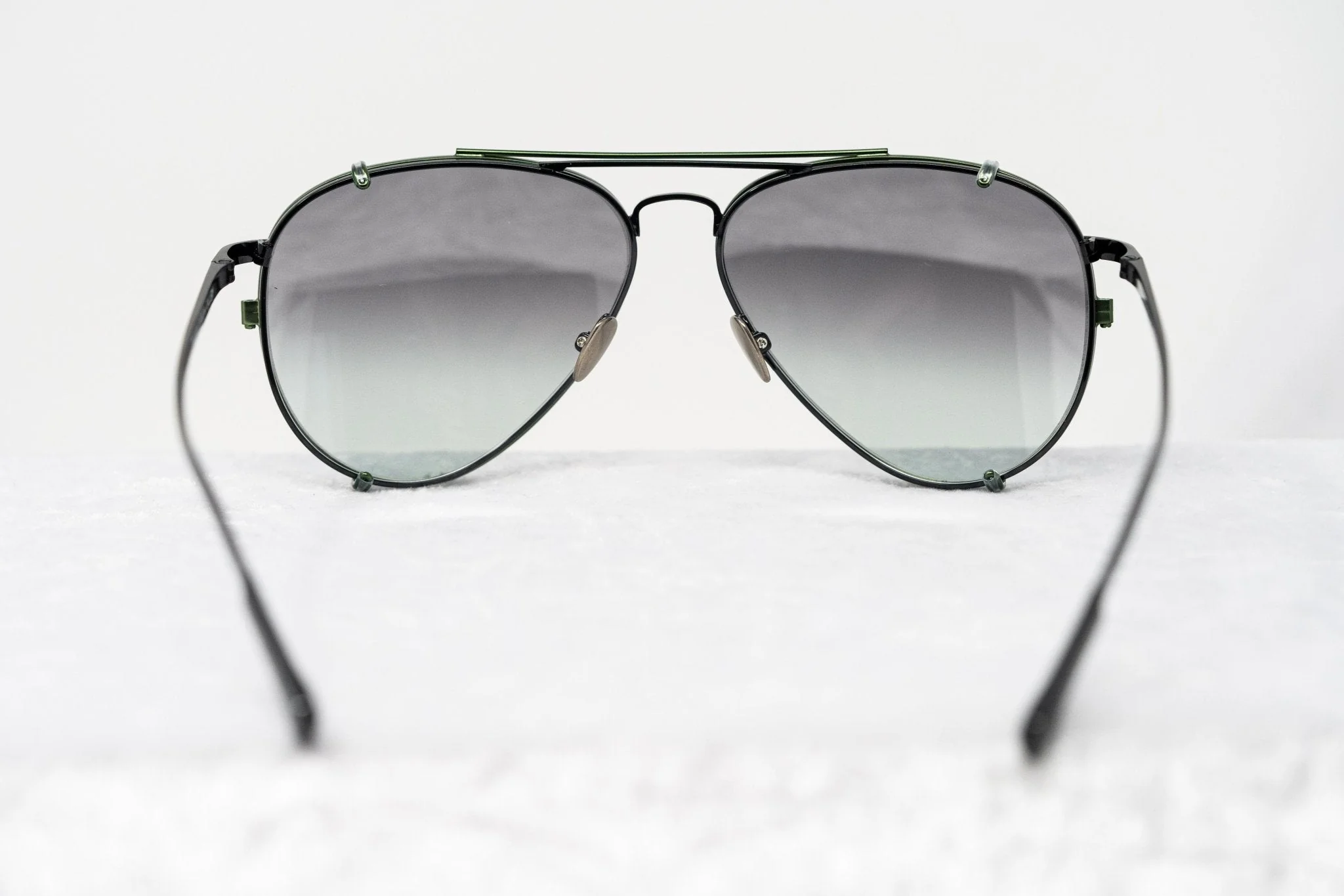 Kris Van Assche Sunglasses Green and Grey - Image 6