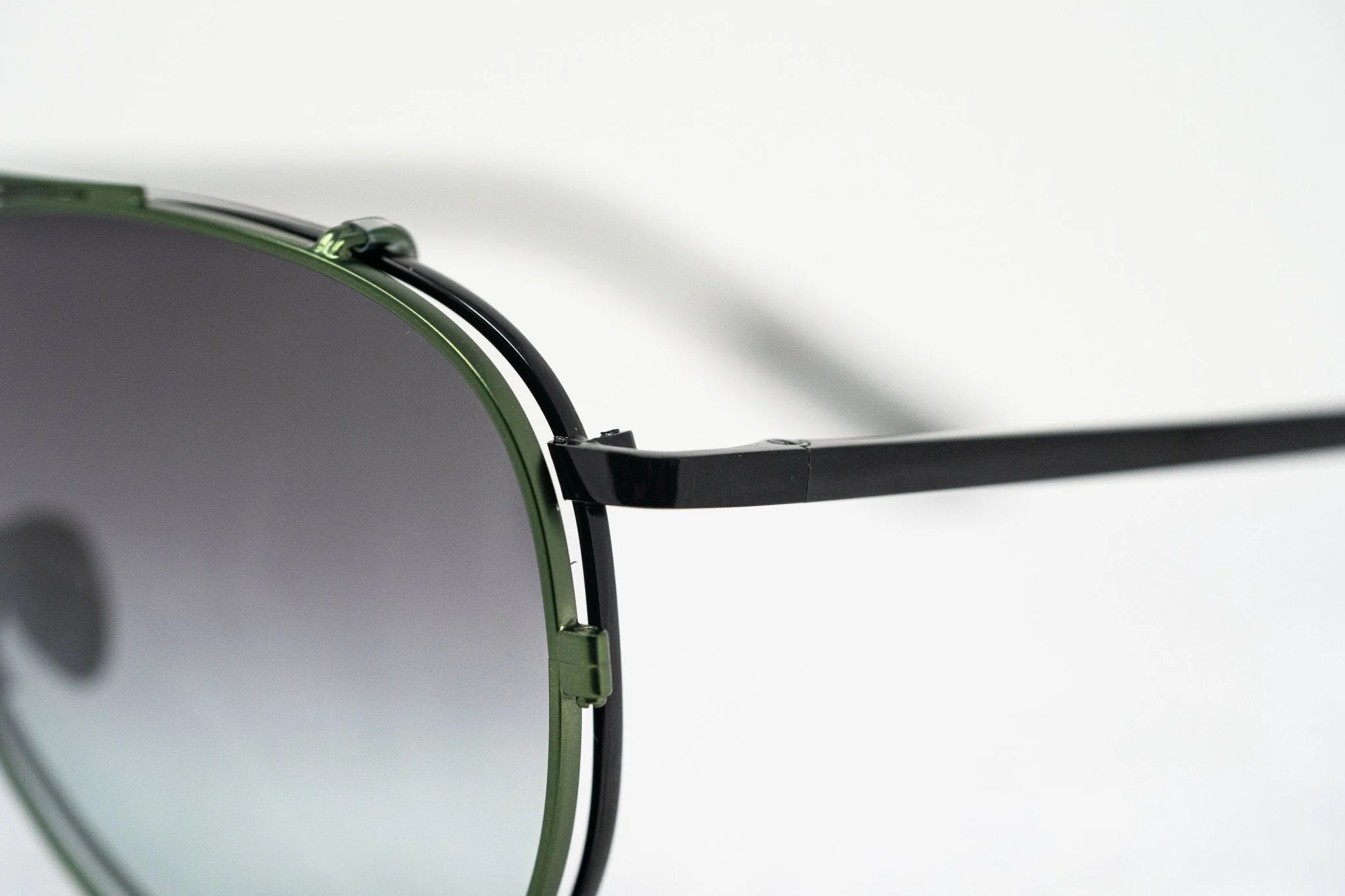 Kris Van Assche Sunglasses Green and Grey - Image 9