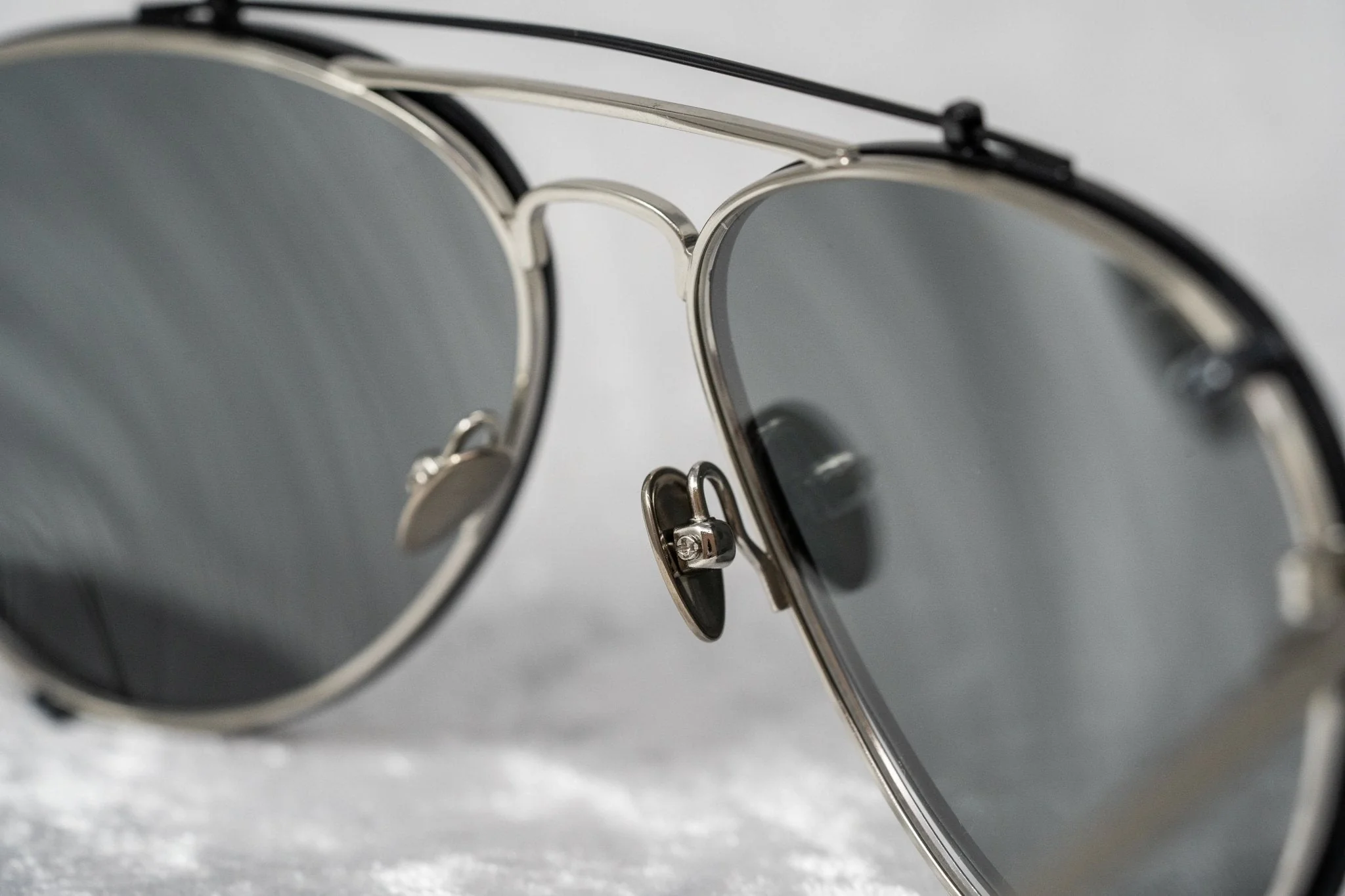 Kris Van Assche Sunglasses Shiny Black and Grey - Image 13