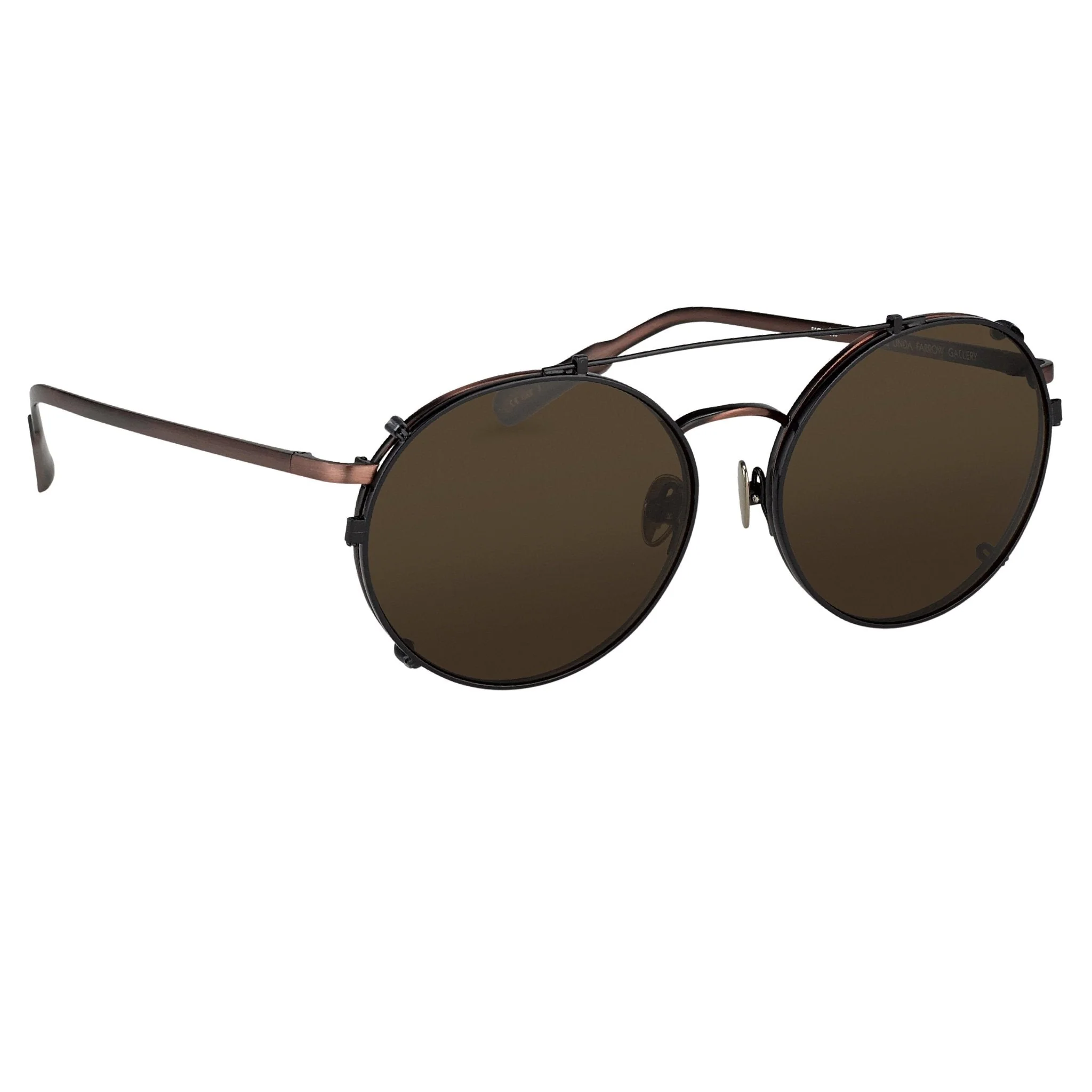 Kris Van Assche Sunglasses Round Black and Grey - Image 3