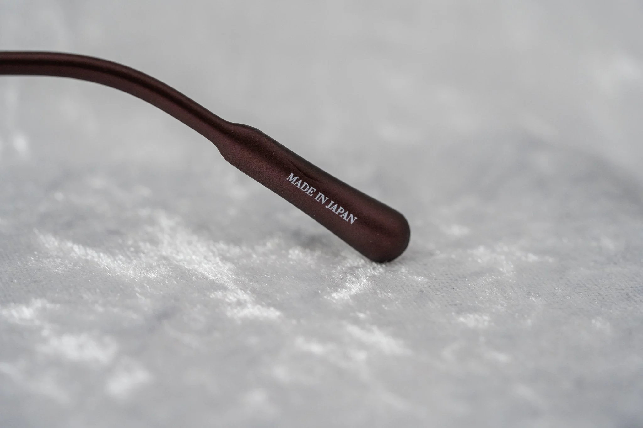 Kris Van Assche Sunglasses Round Matte Burgundy and Grey - Image 10