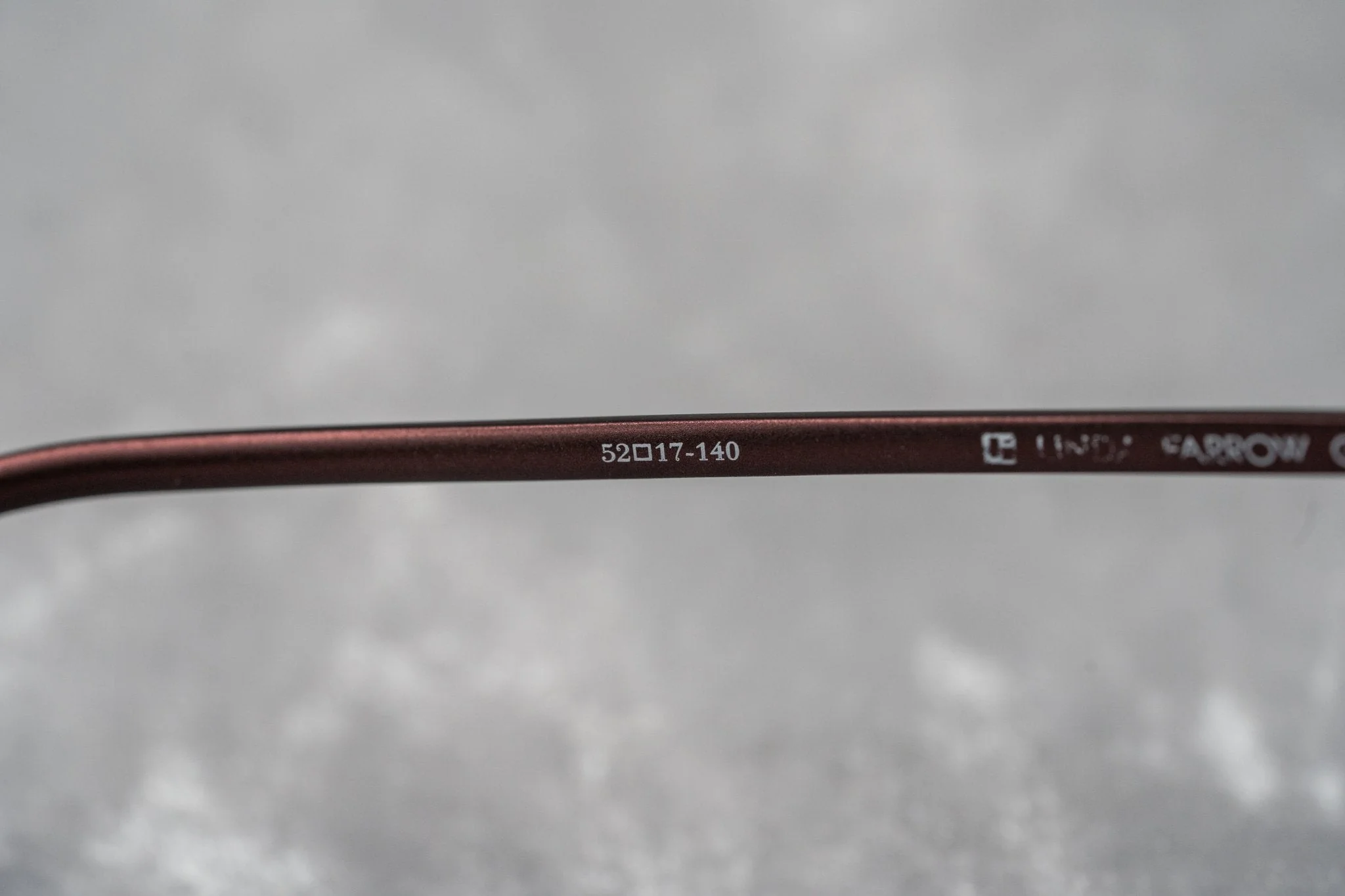 Kris Van Assche Sunglasses Round Matte Burgundy and Grey - Image 13