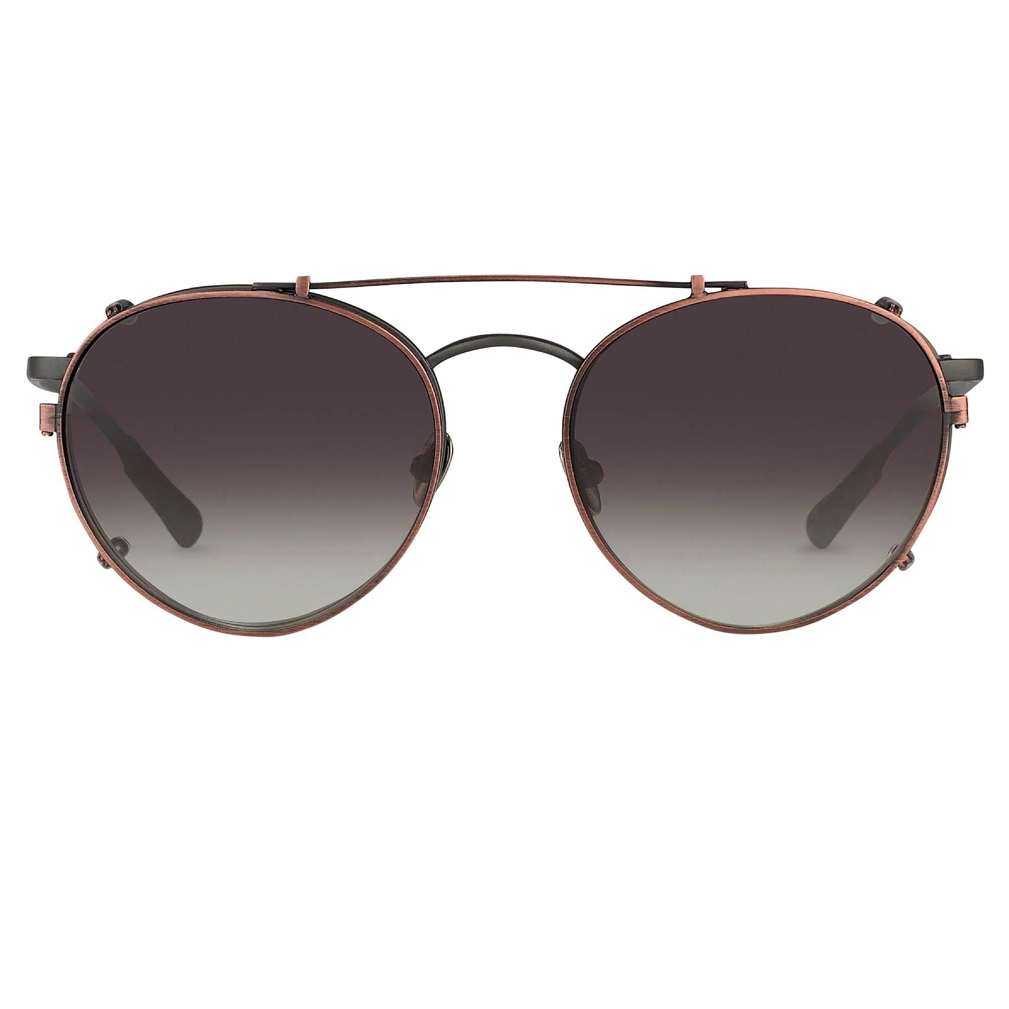 Kris Van Assche Sunglasses Round Bronze and Brown