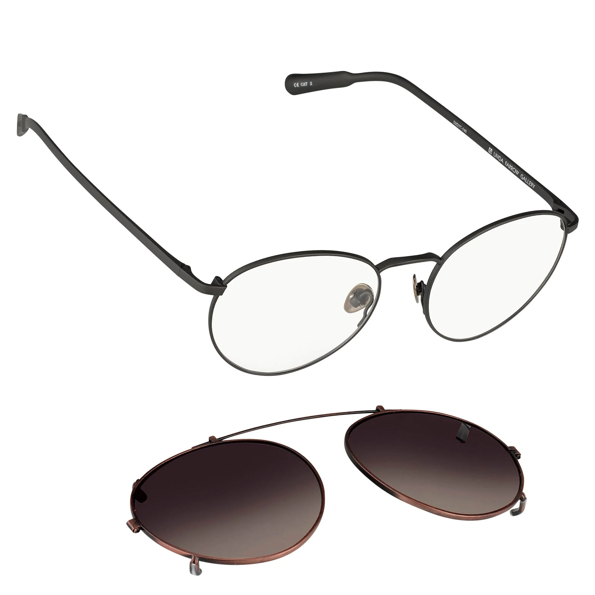 Kris Van Assche Sunglasses Round Bronze and Brown - Image 2