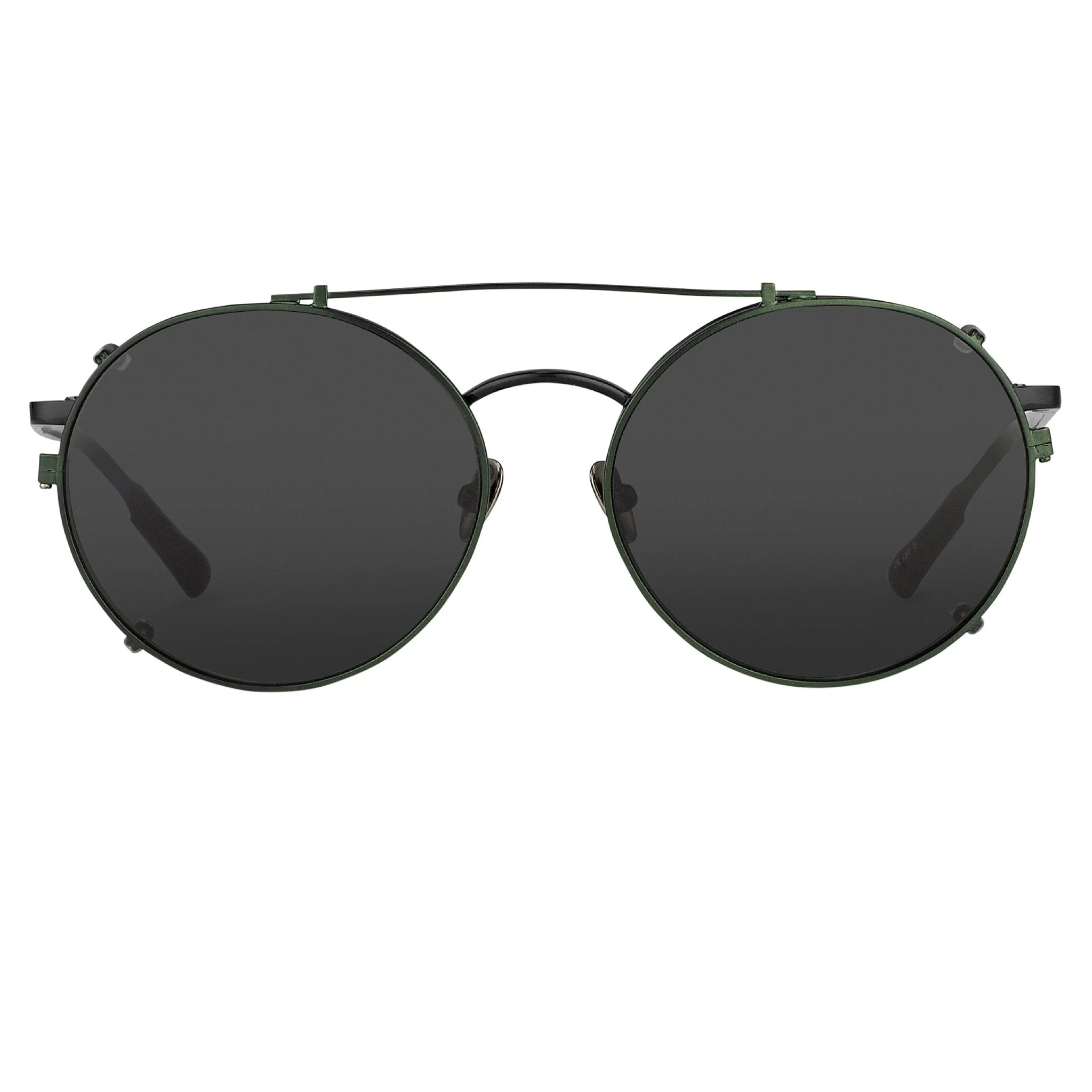 Kris Van Assche Sunglasses Round Black and Green