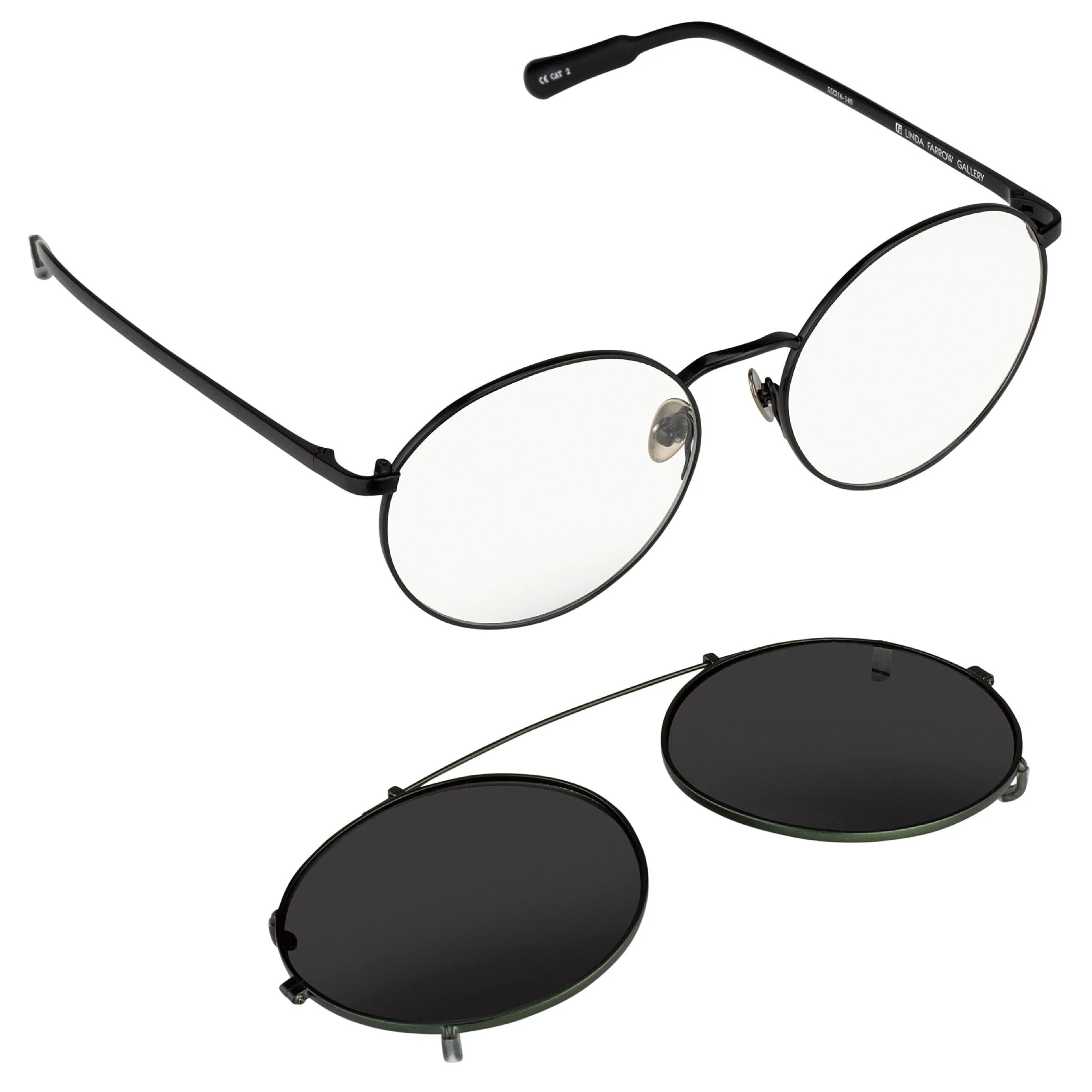 Kris Van Assche Sunglasses Round Black and Green - Image 2