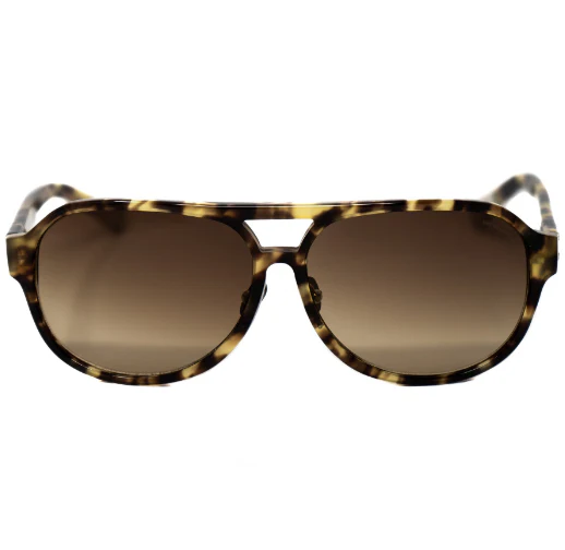 Kris Van Assche Sunglasses Tortoise Shell with Brown Graduated Lenses