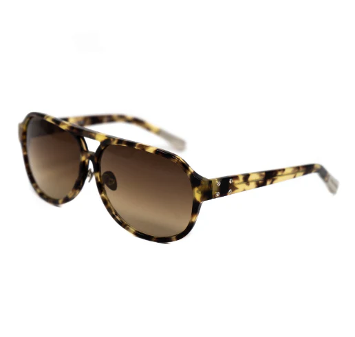 Kris Van Assche Sunglasses Tortoise Shell with Brown Graduated Lenses - Image 3