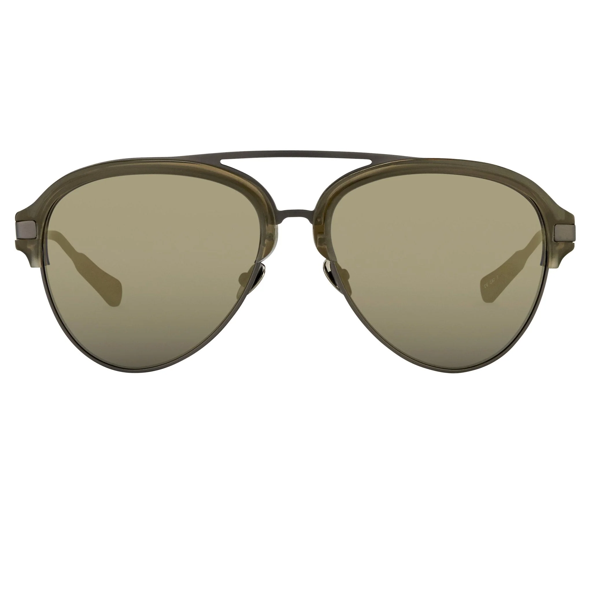 Kris Van Assche Sunglasses Grey and Gold