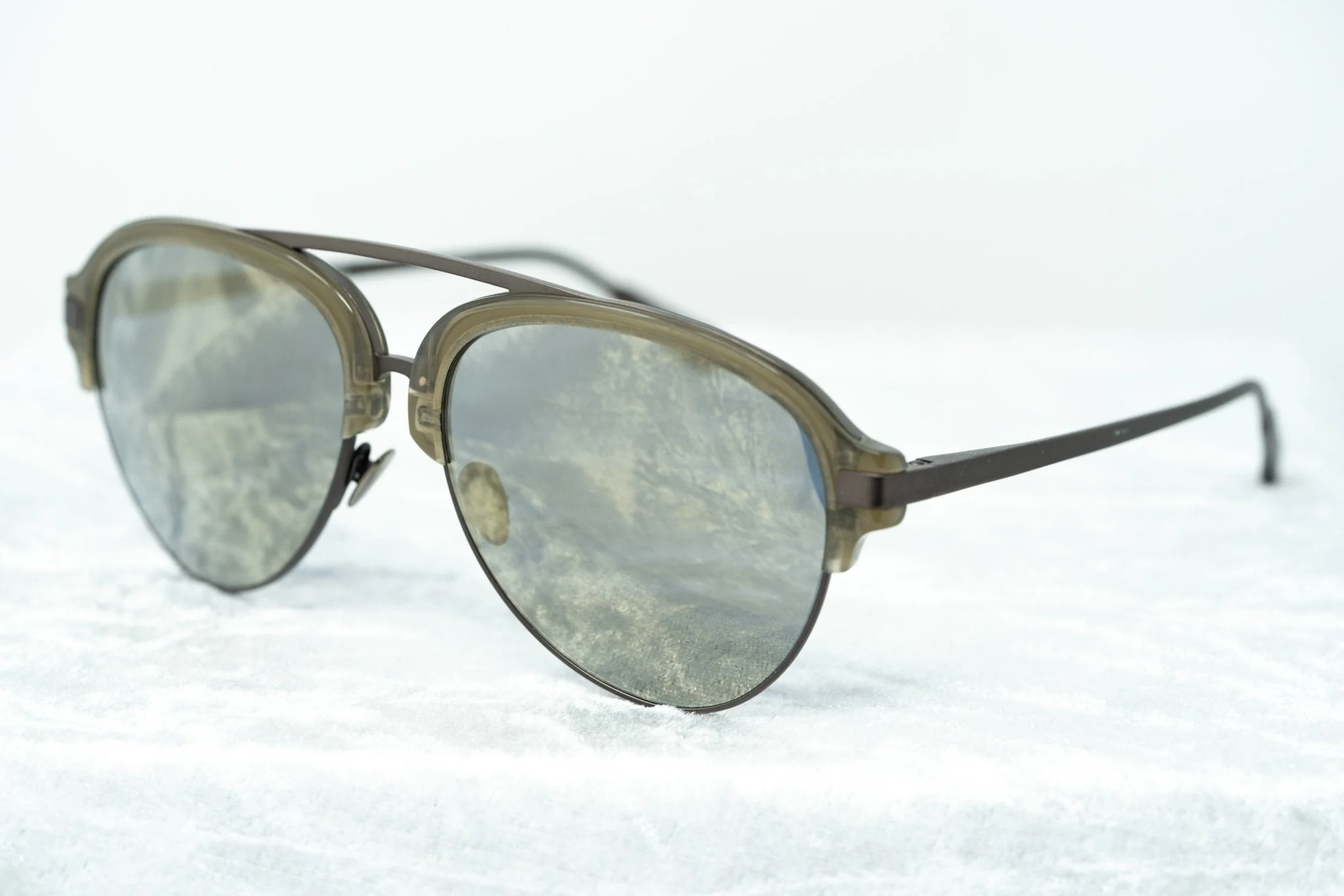 Kris Van Assche Sunglasses Grey and Gold - Image 5