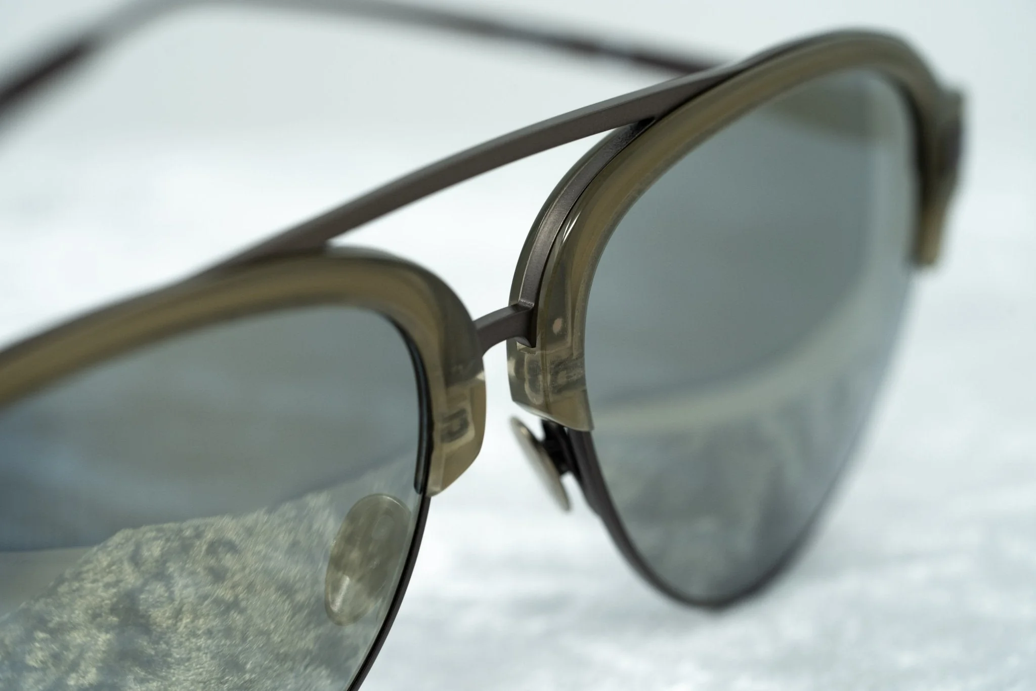 Kris Van Assche Sunglasses Grey and Gold - Image 8