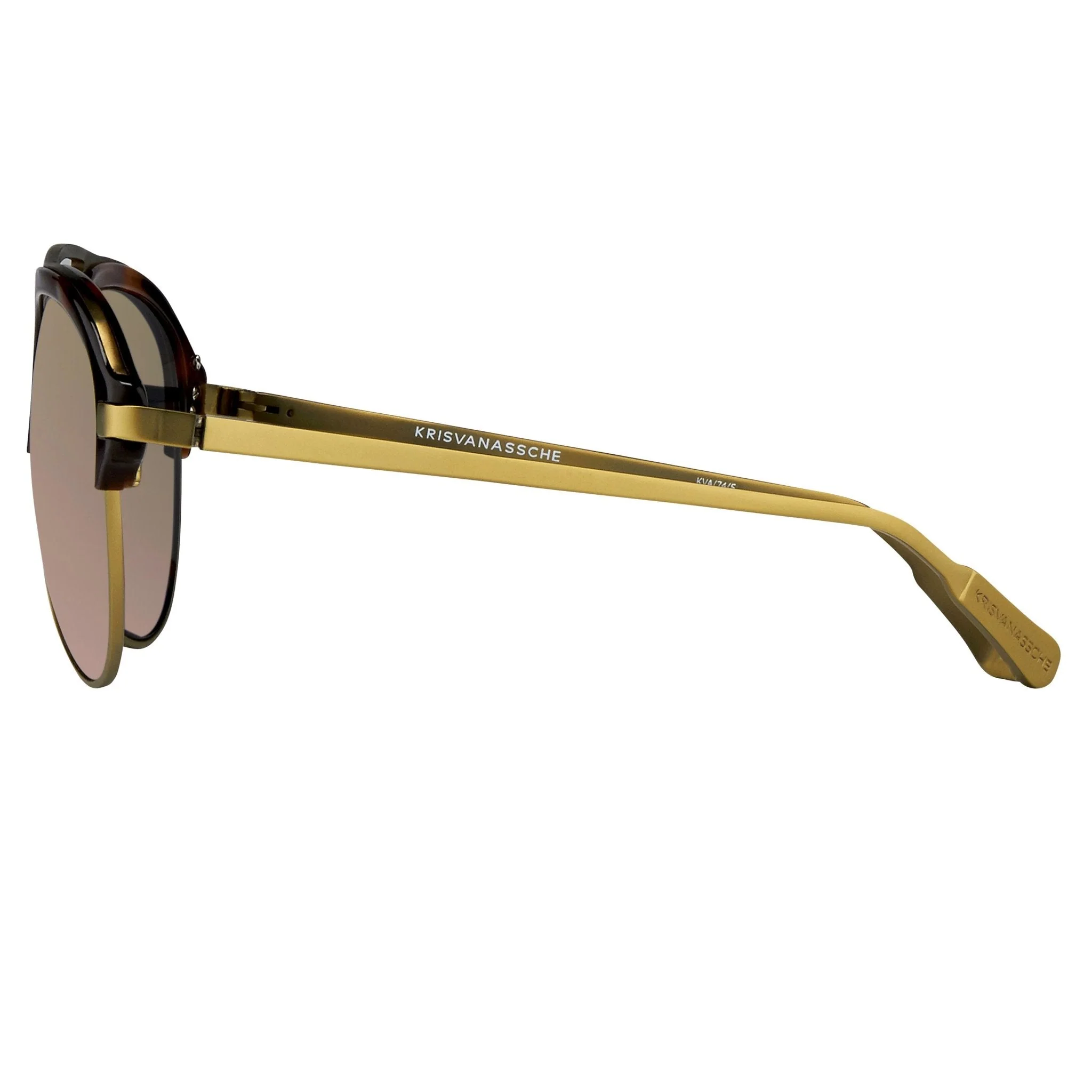 Kris Van Assche Sunglasses Bronze and Red Revo - Image 4