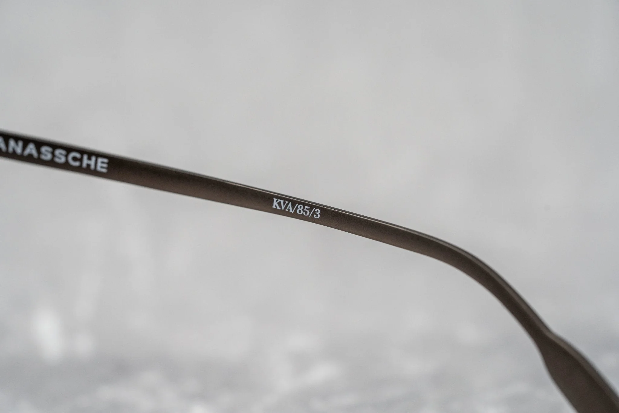 Kris Van Assche Sunglasses D-Frame Peach and Brown - Image 9