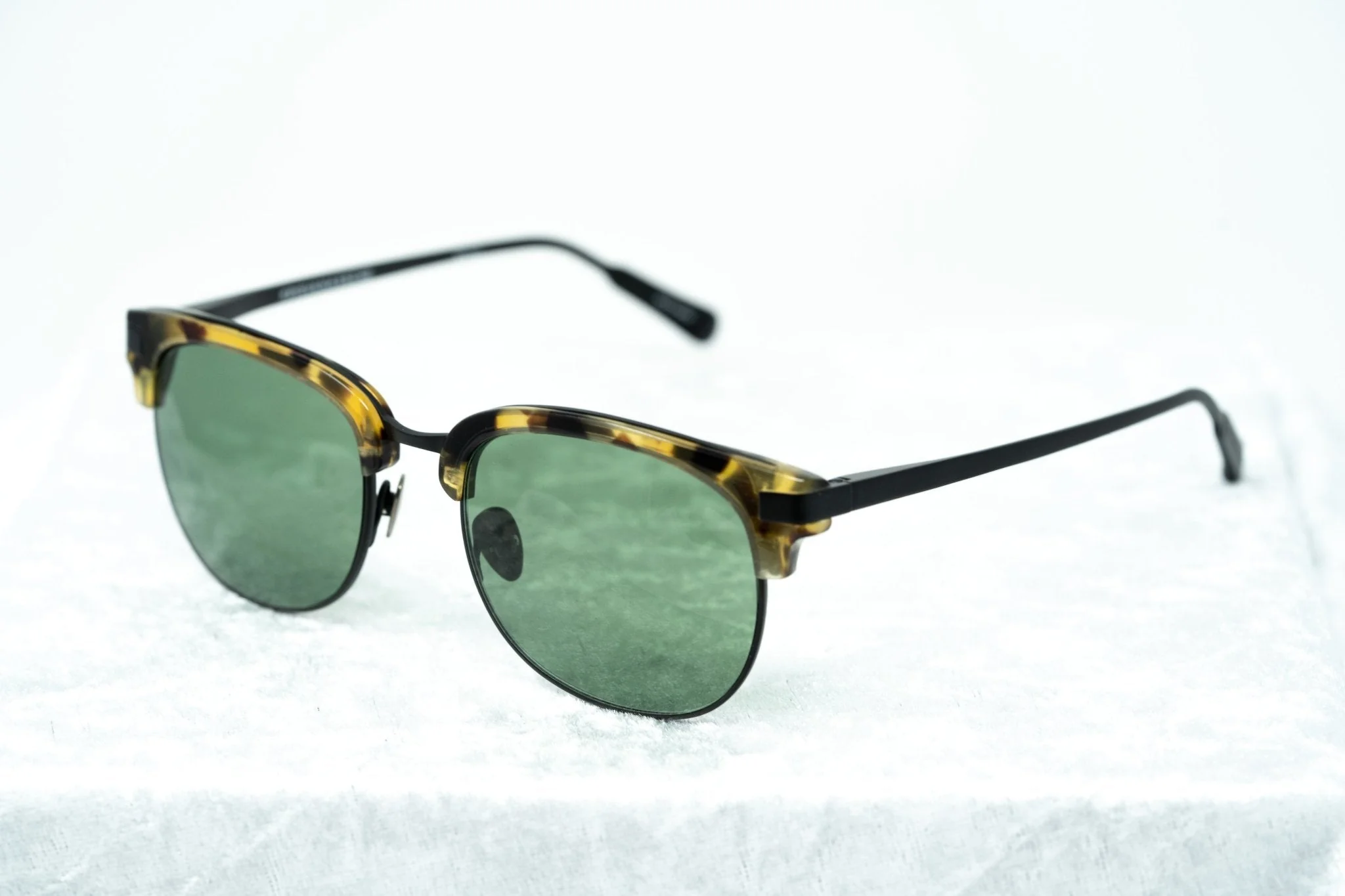 Kris Van Assche Sunglasses D-Frame Black and Green - Image 5