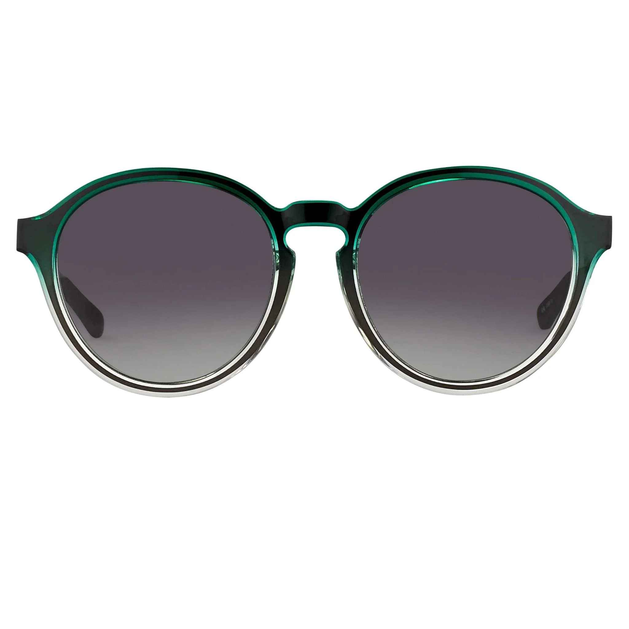 Kris Van Assche Men's Sunglasses Round Green and Grey
