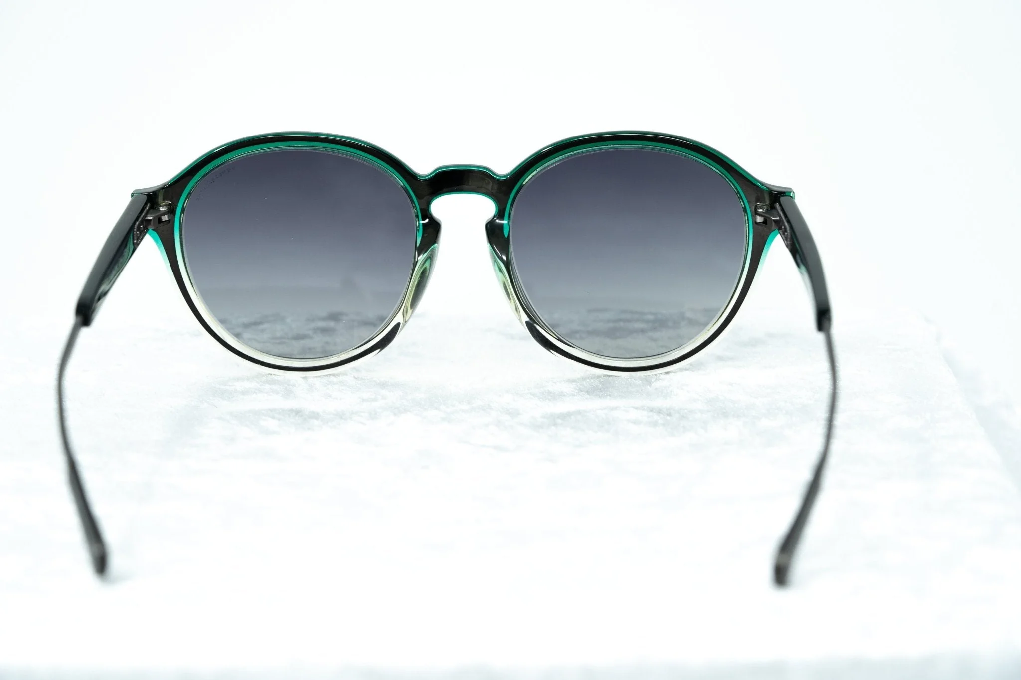 Kris Van Assche Men's Sunglasses Round Green and Grey - Image 6