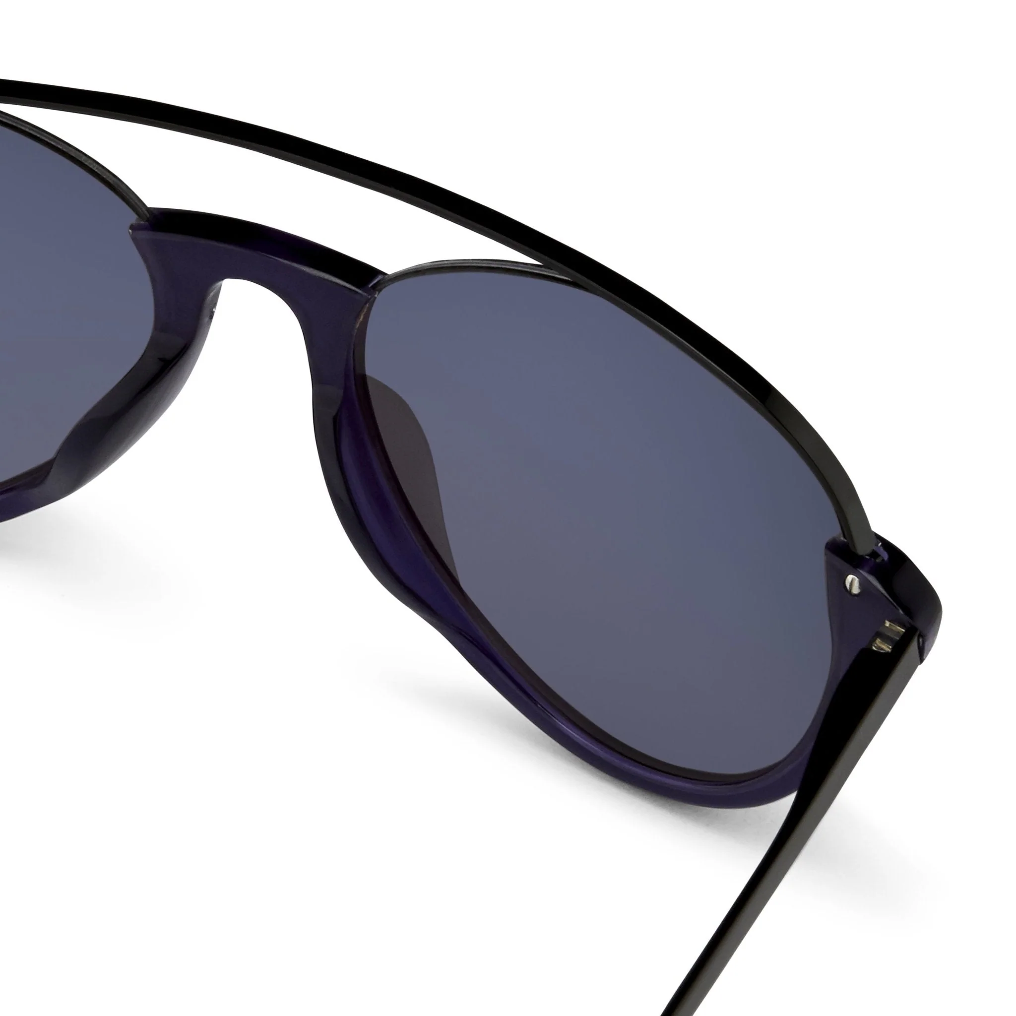Kris Van Assche Sunglasses Navy Shiny Black and Blue - Image 2