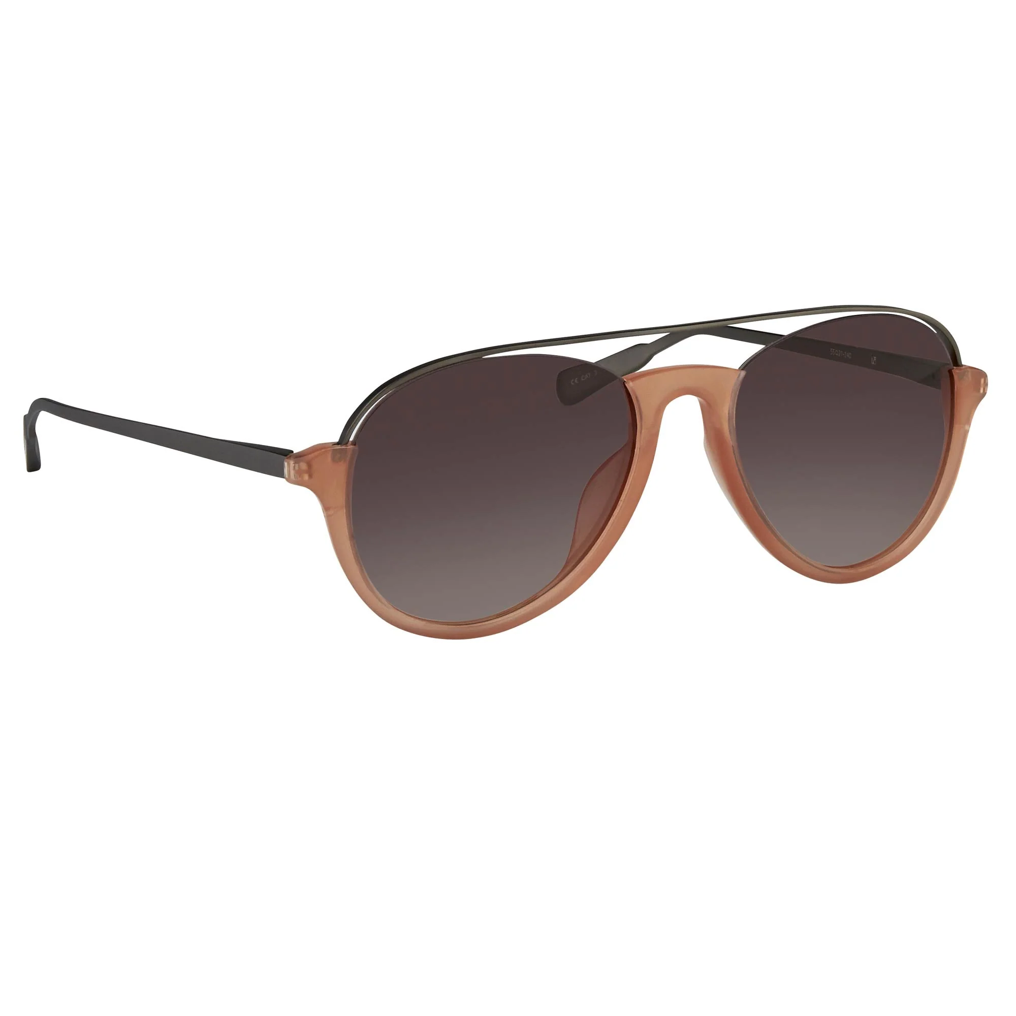 Kris Van Assche Sunglasses Peach and Brown - Image 3