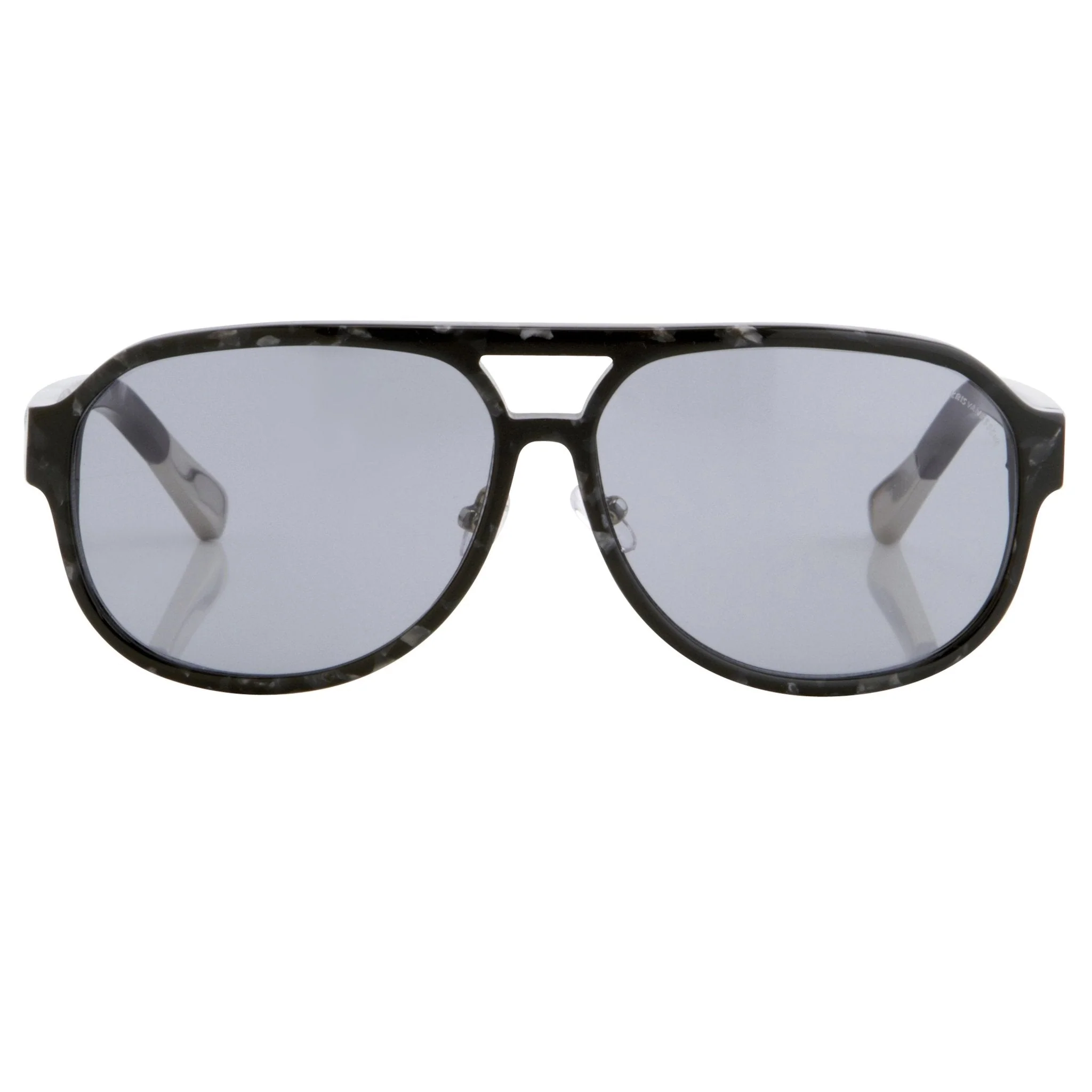 Kris Van Assche Men's Sunglasses Tortoise Shell and Blue