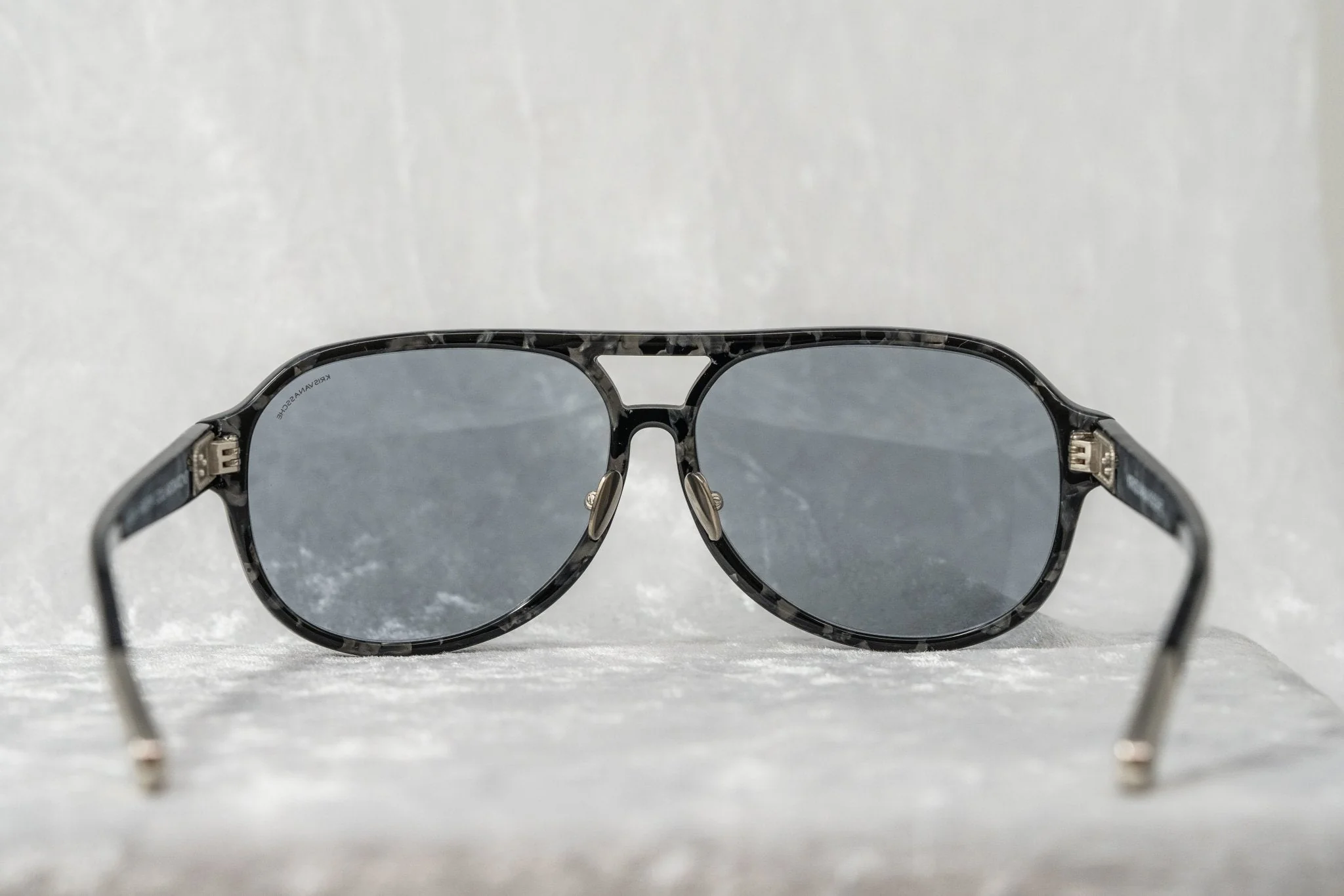 Kris Van Assche Men's Sunglasses Tortoise Shell and Blue - Image 11