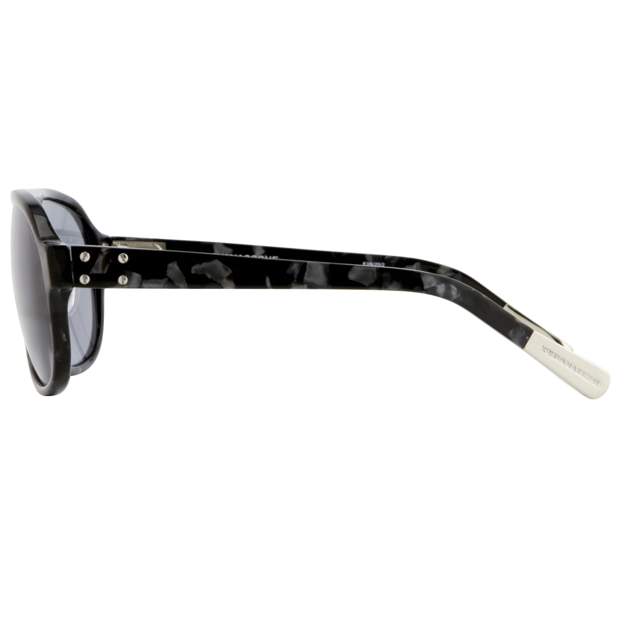 Kris Van Assche Men's Sunglasses Tortoise Shell and Blue - Image 4