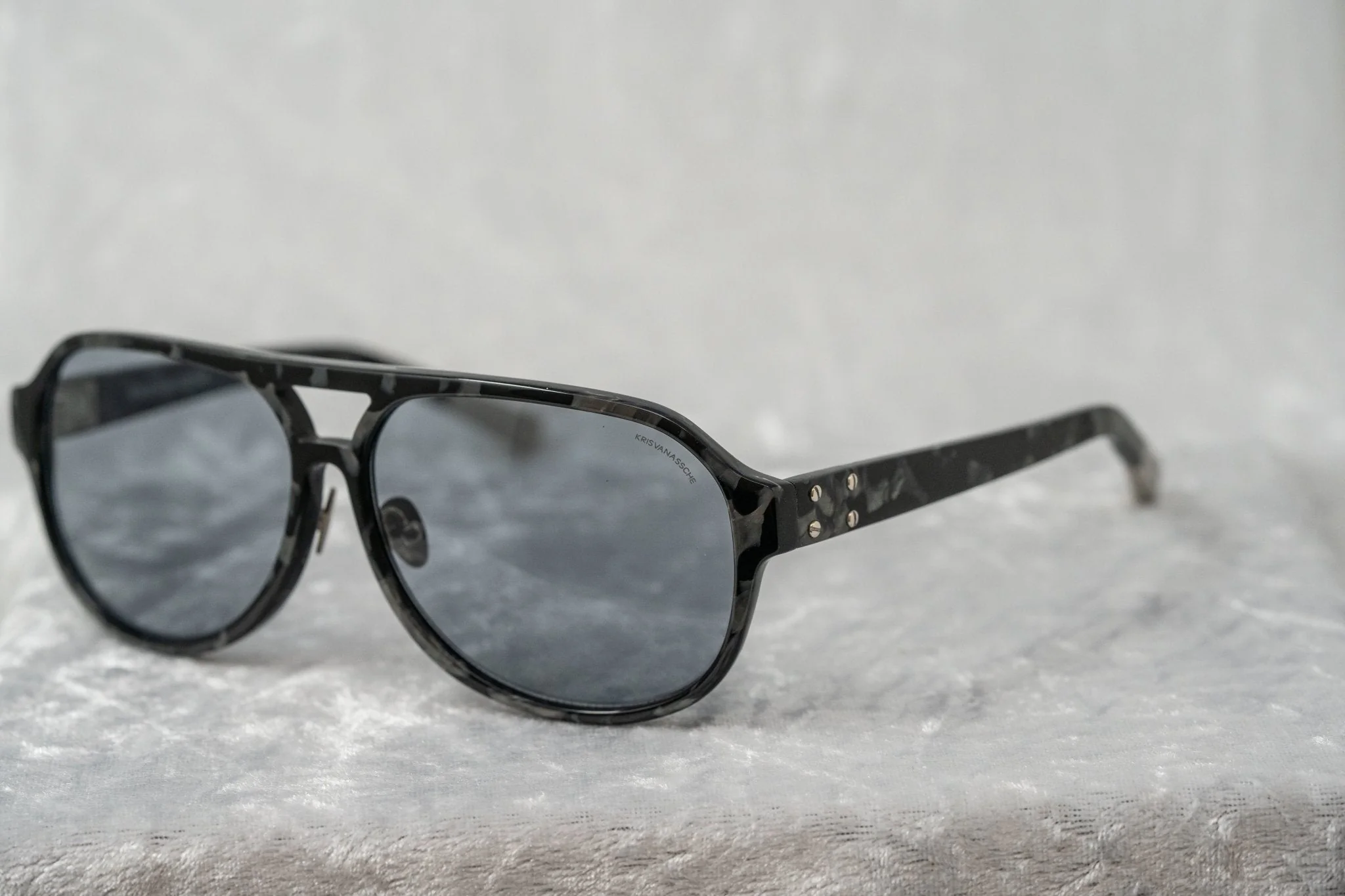 Kris Van Assche Men's Sunglasses Tortoise Shell and Blue - Image 5