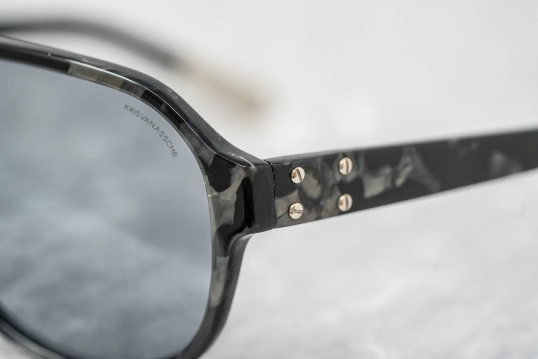 Kris Van Assche Men's Sunglasses Tortoise Shell and Blue - Image 6