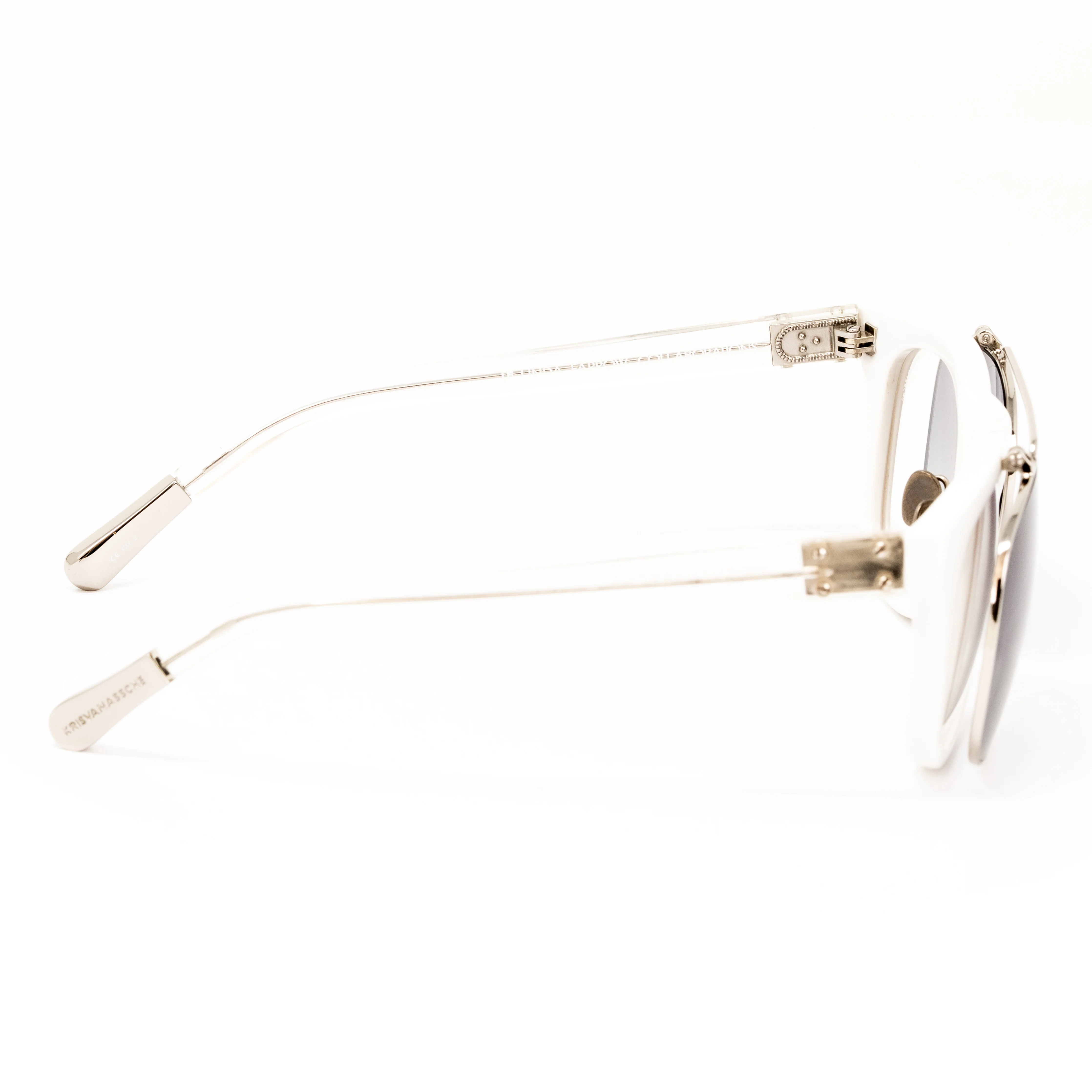 Kris Van Assche x Linda Farrow White Sunglasses - Image 3