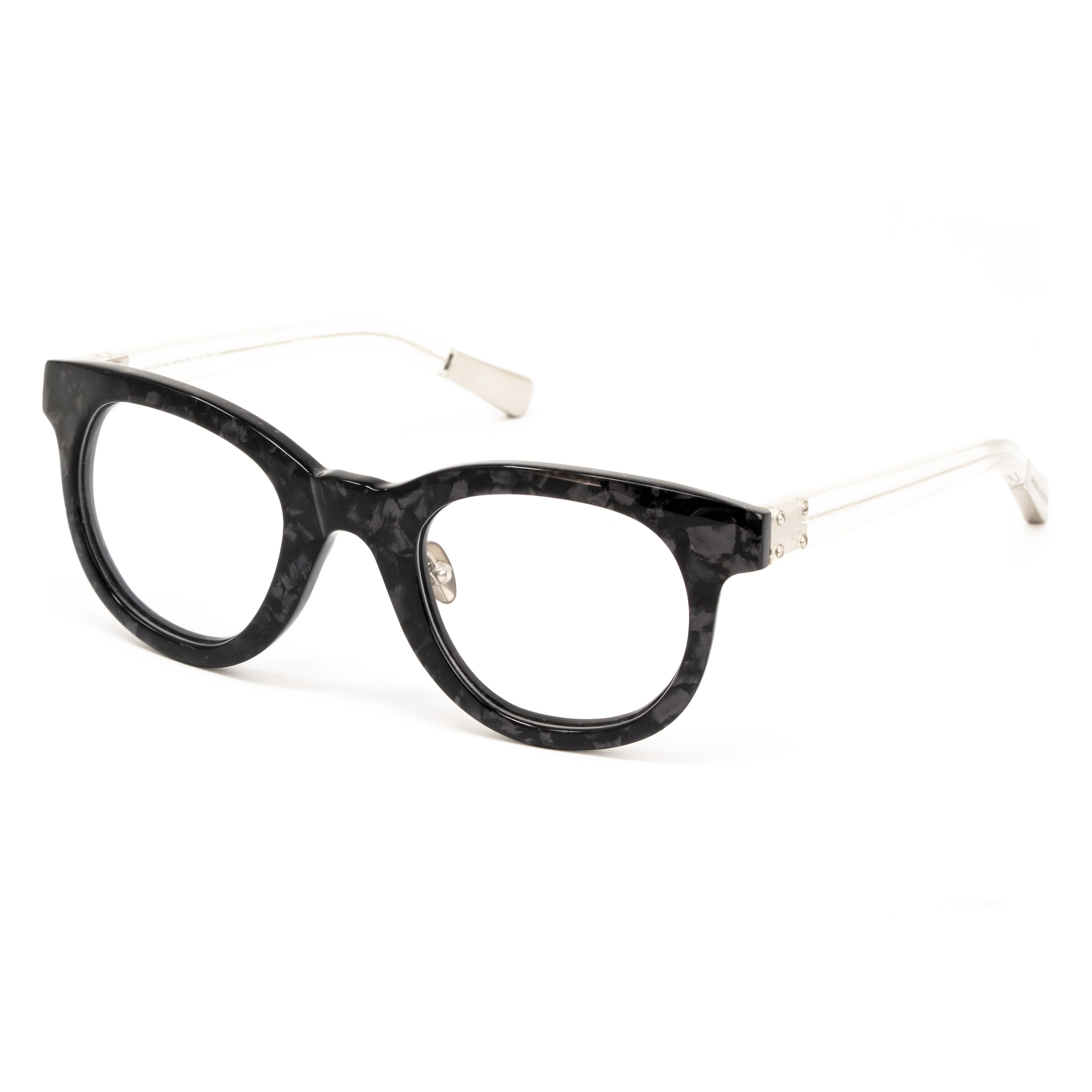 Kris Van Assche x Linda Farrow Black Eyeglasses