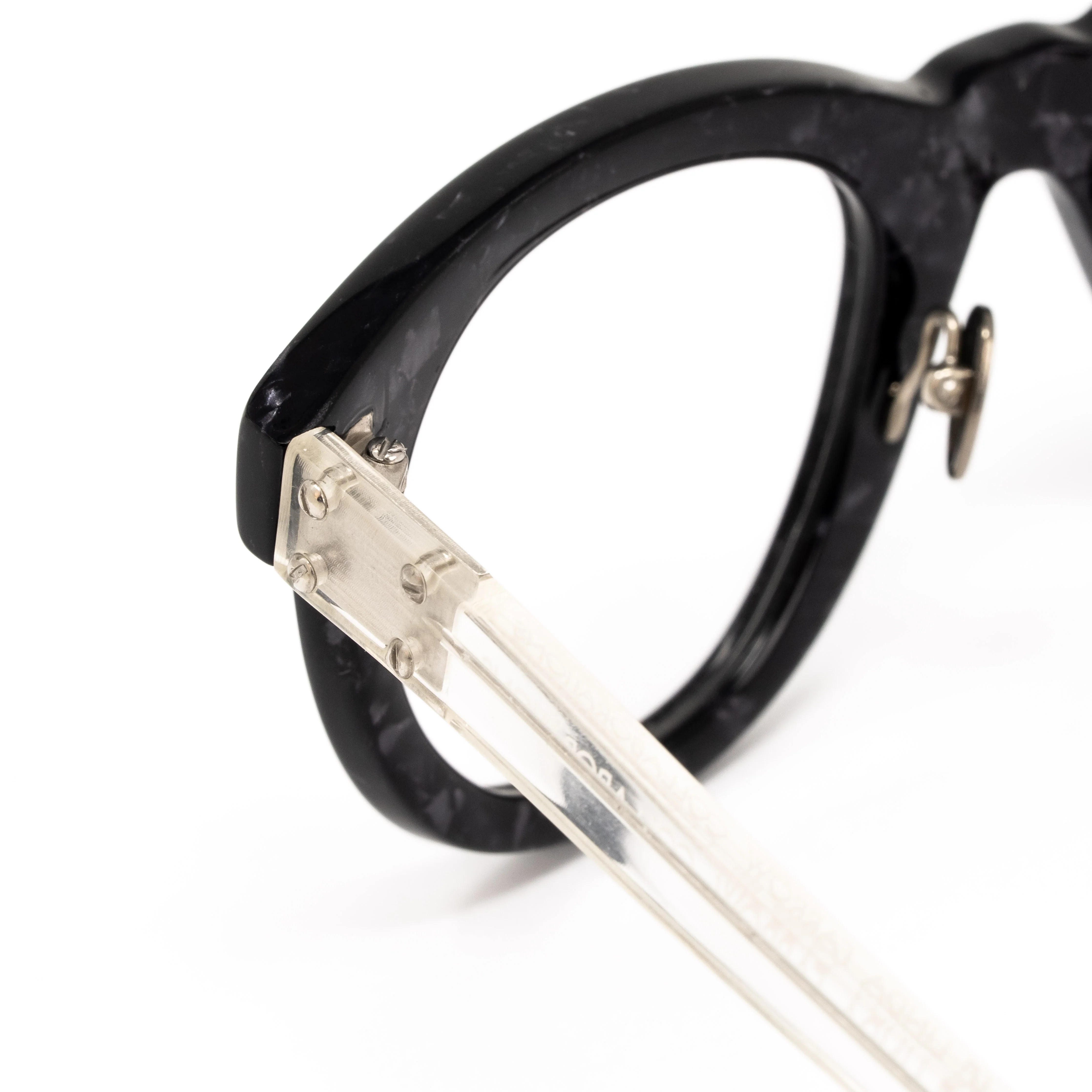 Kris Van Assche x Linda Farrow Black Eyeglasses - Image 4