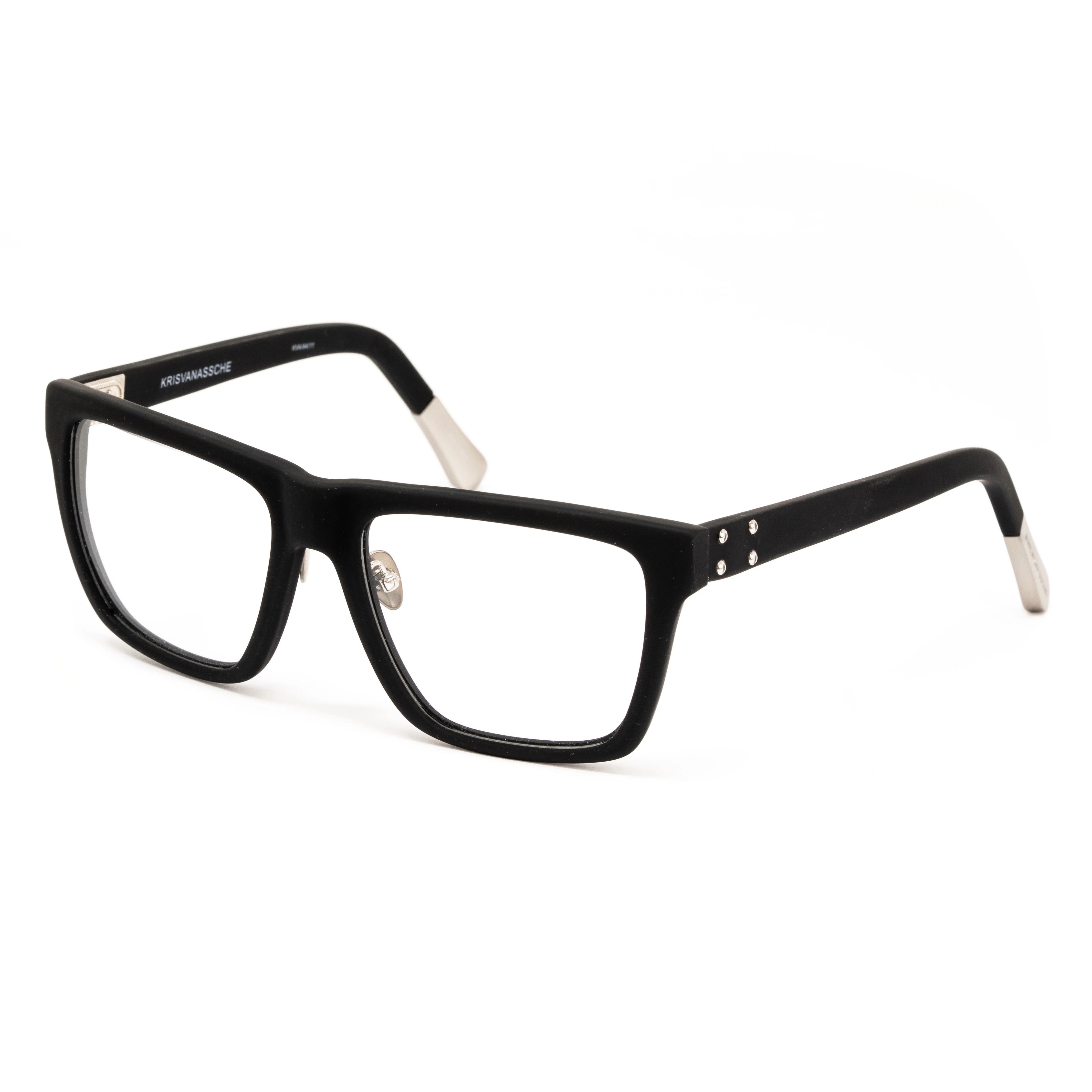 Kris Van Assche x Linda Farrow Black Sunglasses