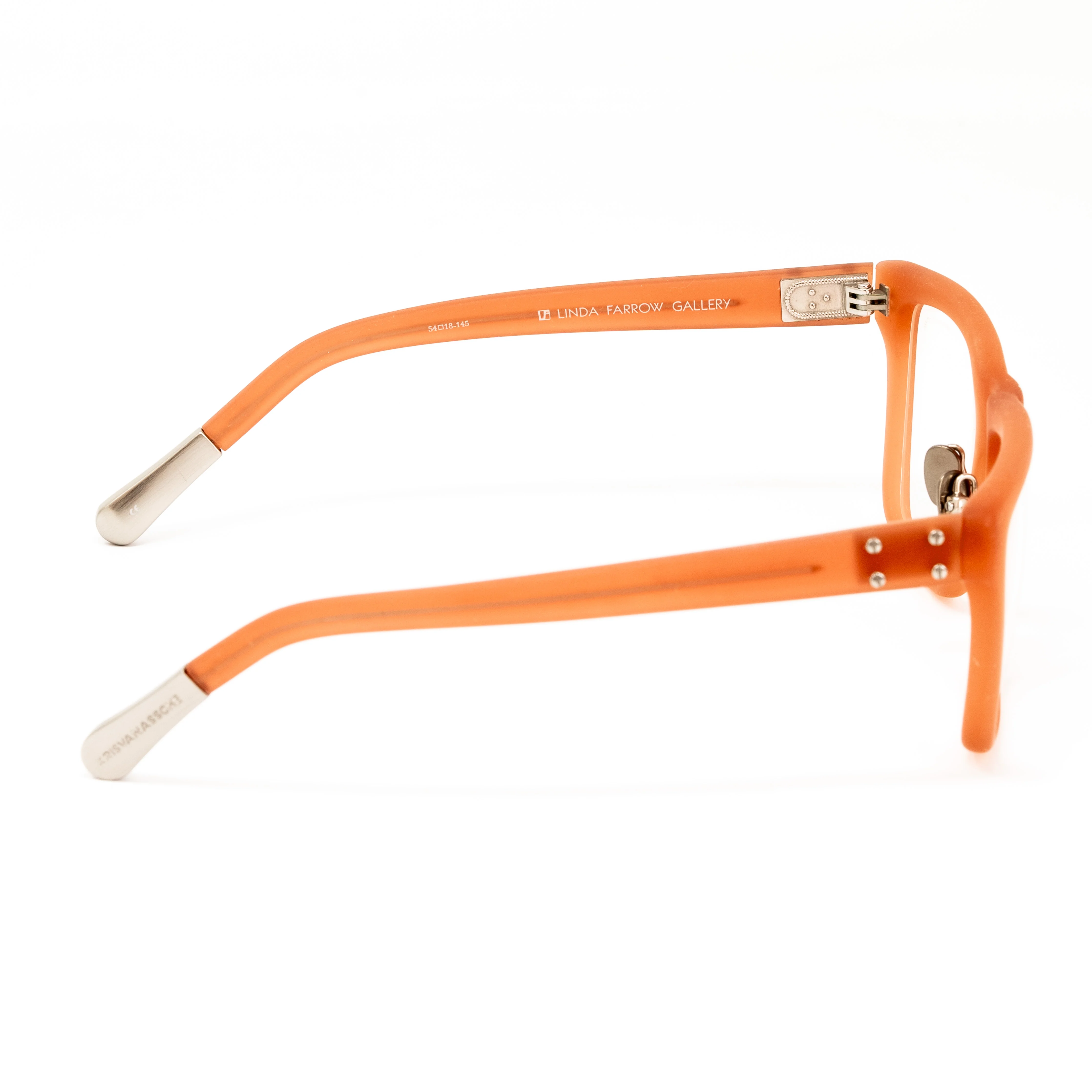 Kris Van Assche x Linda Farrow Orange Eyeglasses - Image 3