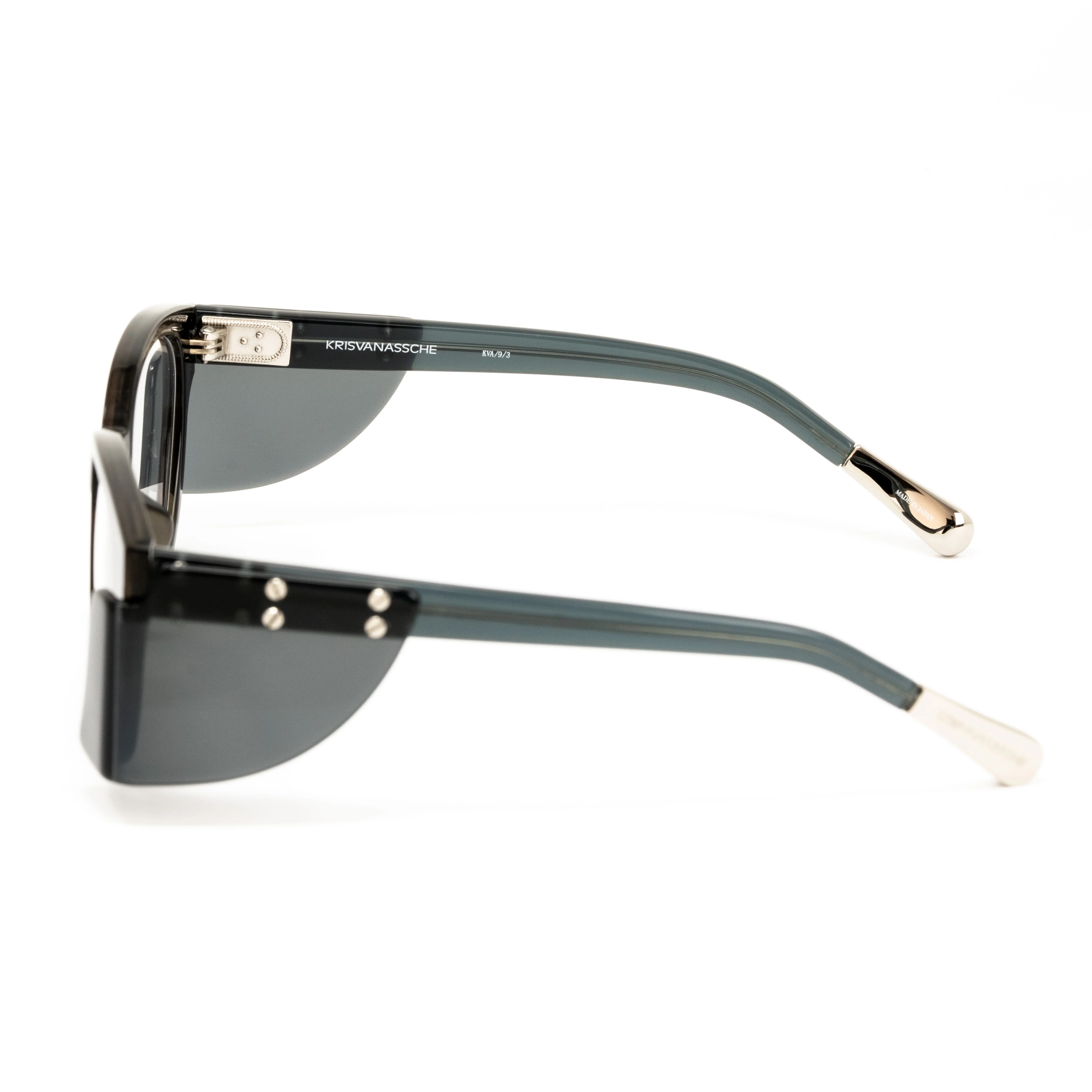 Kris Van Assche x Linda Farrow Black Eyeglasses - Image 2