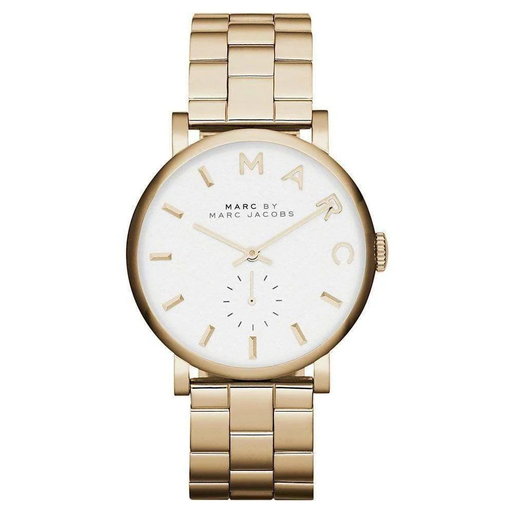 Marc Jacobs Ladies Baker Gold Watch