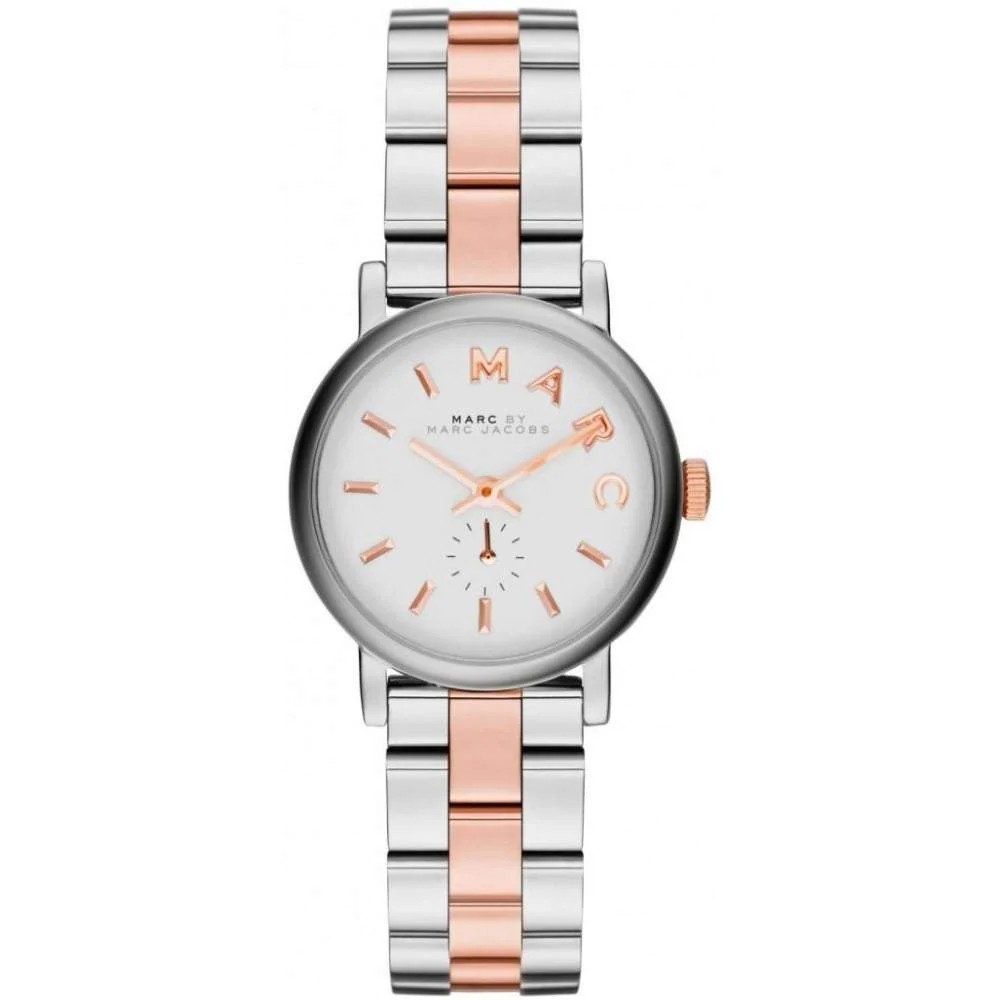 Marc Jacobs Ladies Baker Mini Two-Tone Watch
