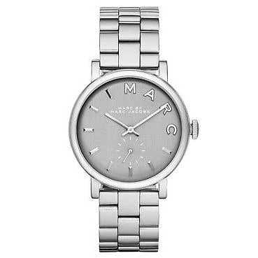 Marc Jacobs Ladies Baker Silver Watch