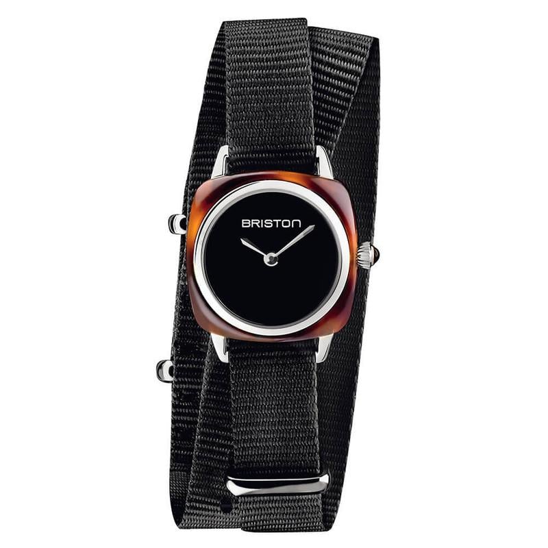 Briston Black Clubmaster Lady Watch