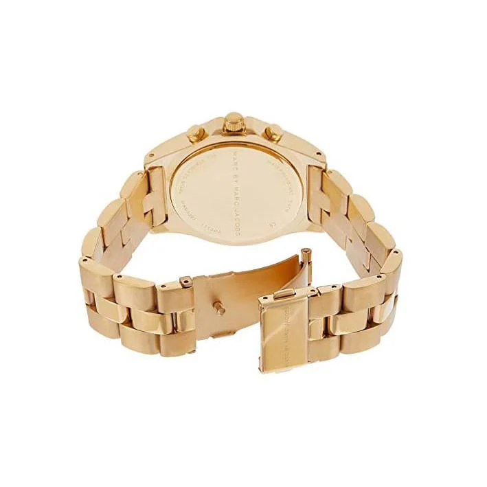 Marc Jacobs Ladies Blade Gold Watch - Image 2